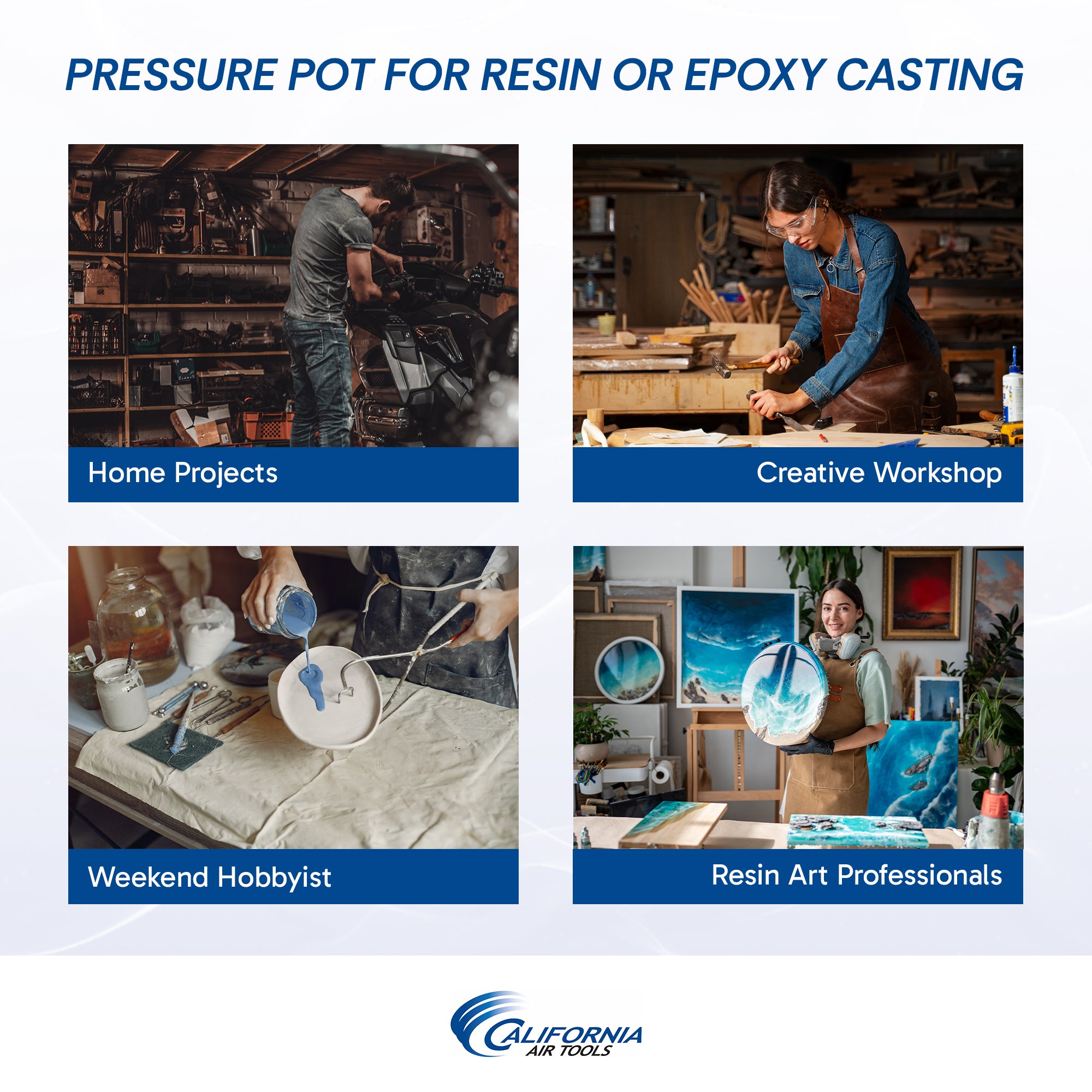 California Air Tools 10 Gallon Casting Pressure Pot