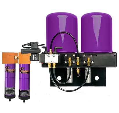 Tsunami Pure-3 wall-mounted regenerative desiccant dryer with float drain