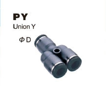 Warthog composite push-to-connect Y union air fitting