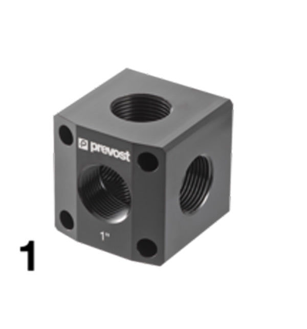 Aluminum Cross Connection by Prevost (Four-Way Tee)