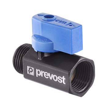 Mini Ball Valve 1/2" FNPT to 1/2" MNPT for 1 inch Pipe By Prevost