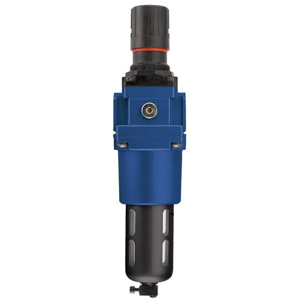Prevost ALTO 4 filter-regulator with lockable knob, metal bowl guard and manual drain