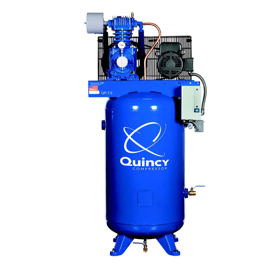 QP Series Pressure Lubricated Reciprocating Compressor By Quincy