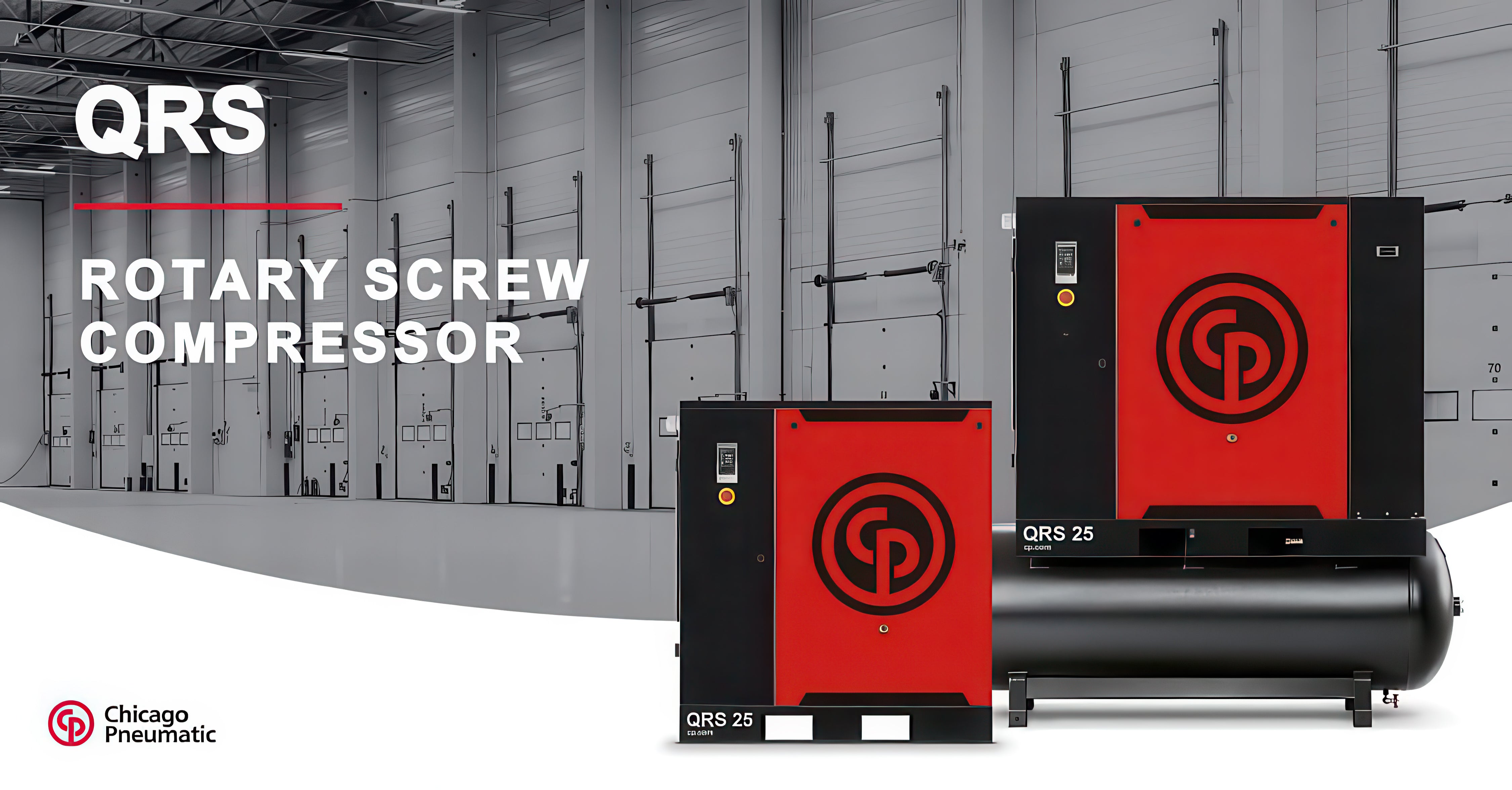 Chicago Pneumatic QRS Rotary-Screw Air Compressor