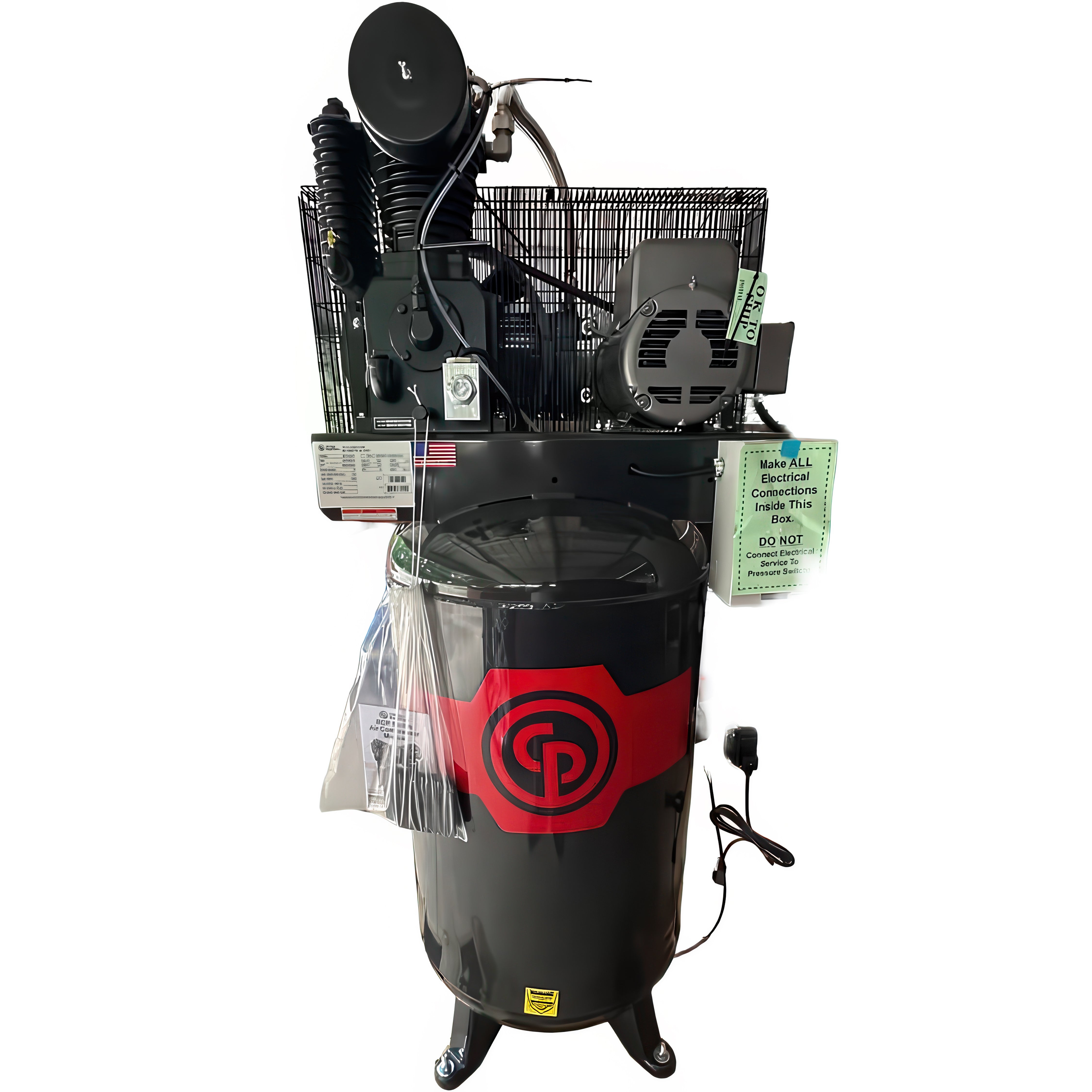 Chicago Pneumatic RCP-C Iron Two-Stage Air Compressor