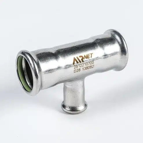 Reducing Tee 316L Stainless Steel for Compressed Air Piping by AIRnet
