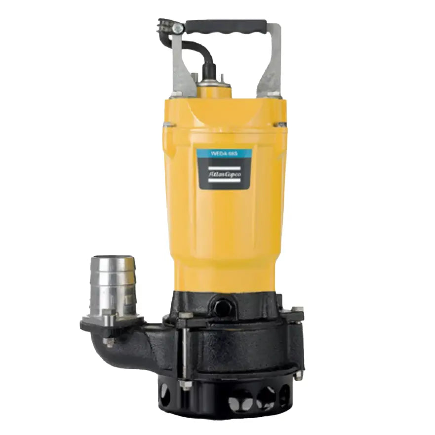 Atlas Copco WEDA S04N | Submersible Sludge Pump — 0.5 HP, 115V 1-Phase, 2" Discharge, 1" Solids