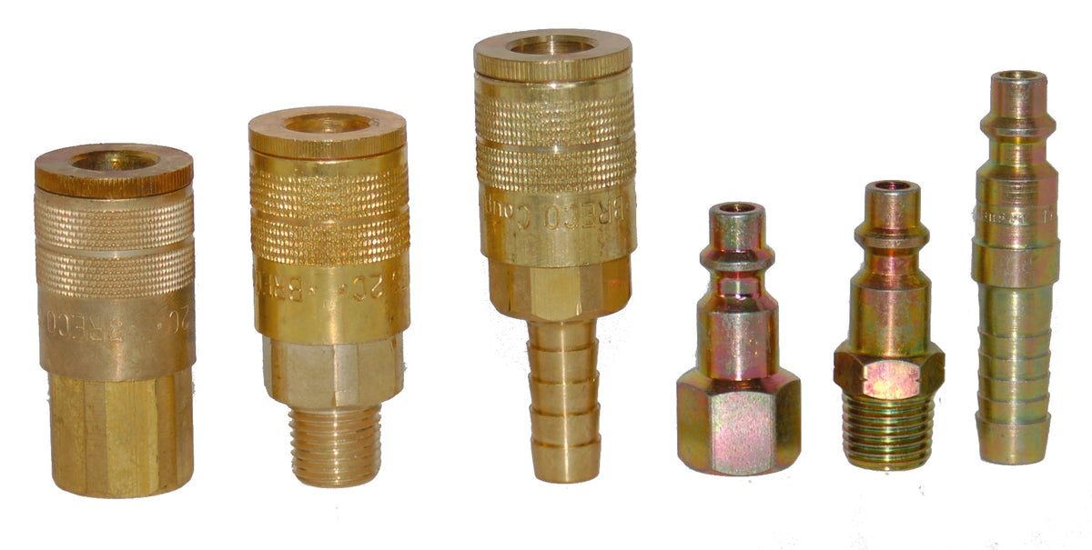 Industrial series quick couplers and plugs in 1/4 inch body size