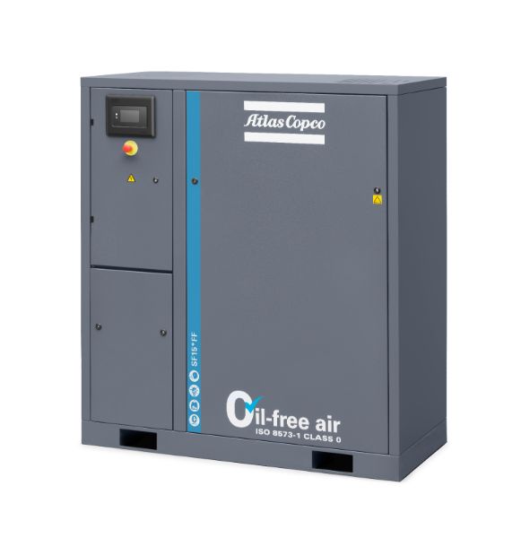 SF+8-22 Oil Free Multi Scroll Compressor By Atlas Copco