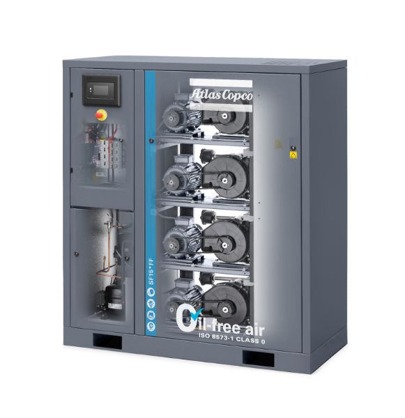 SF+8-22 Oil Free Multi Scroll Compressor By Atlas Copco