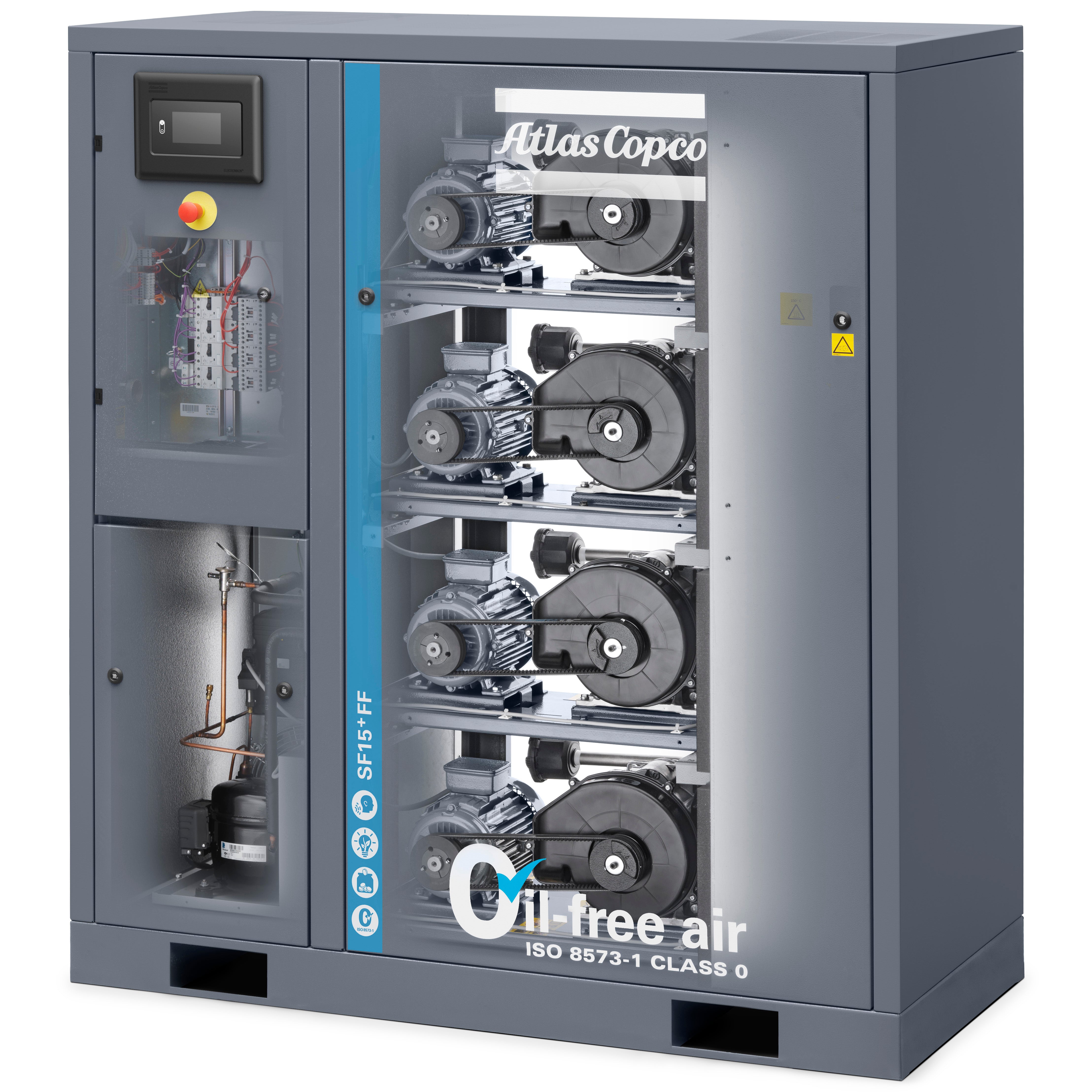 SF+8-22 Oil Free Multi Scroll Compressor By Atlas Copco