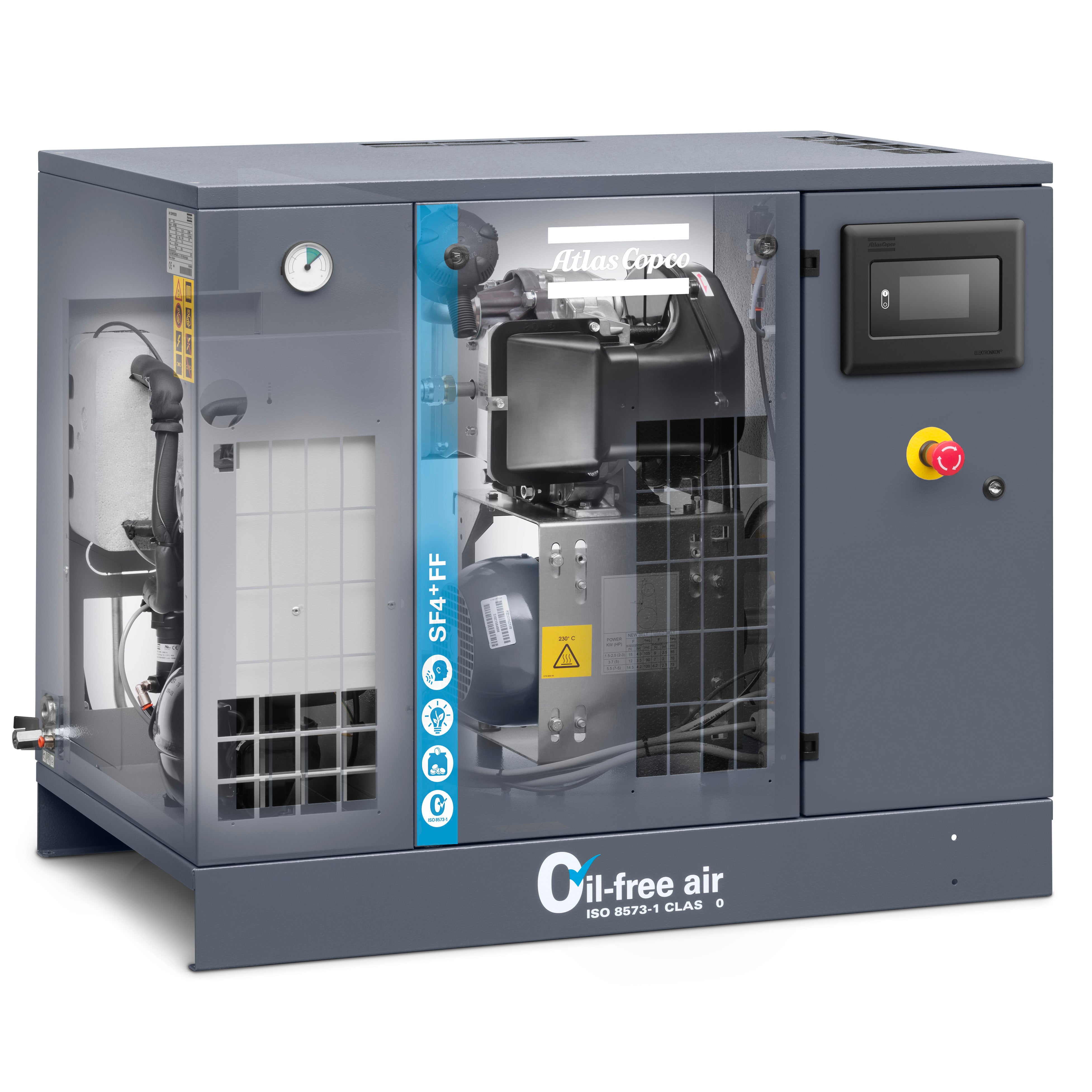 Atlas Copco SF+2-6 Oil Free Mono Scroll Compressor