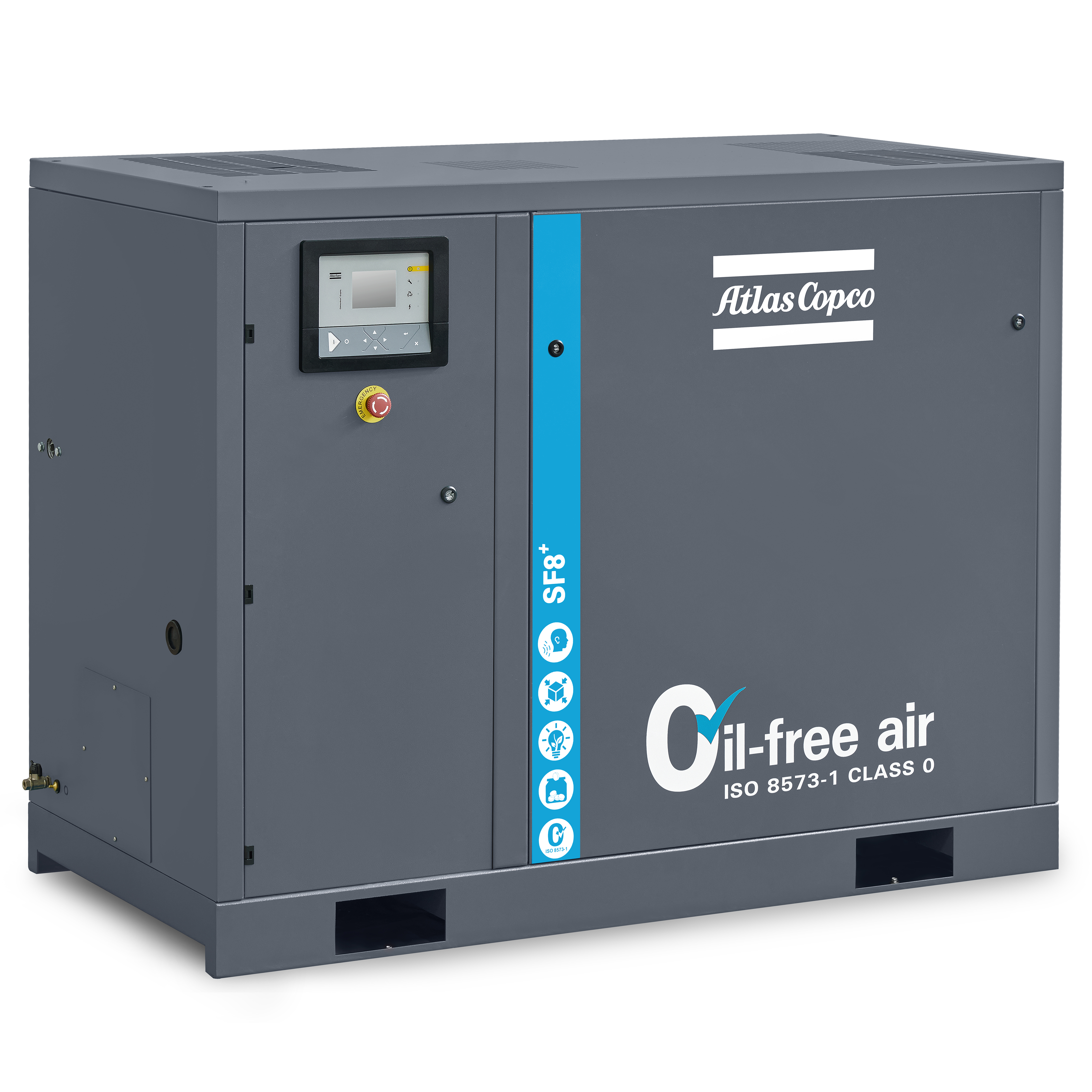 SF+8-22 Oil Free Multi Scroll Compressor By Atlas Copco