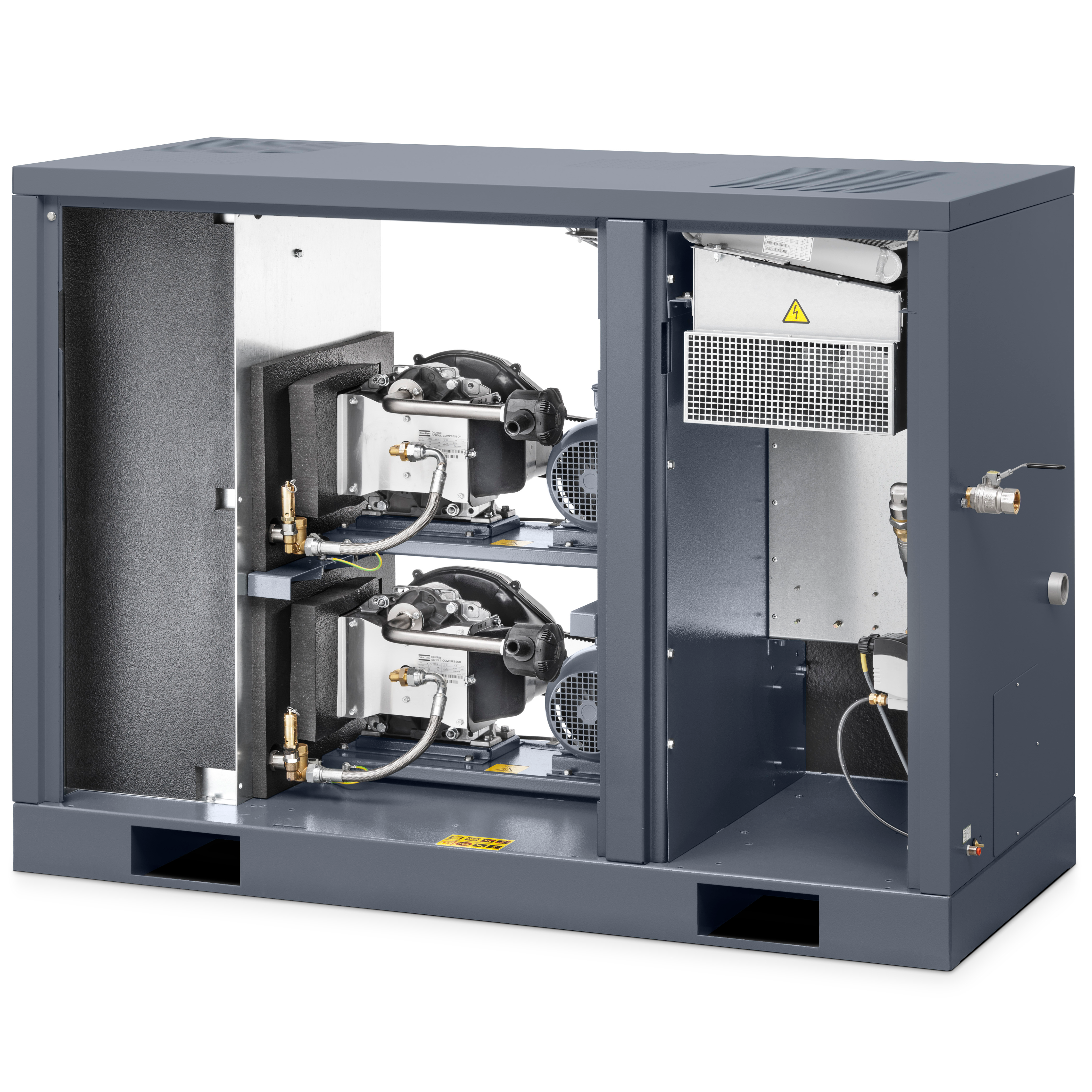 SF+8-22 Oil Free Multi Scroll Compressor By Atlas Copco