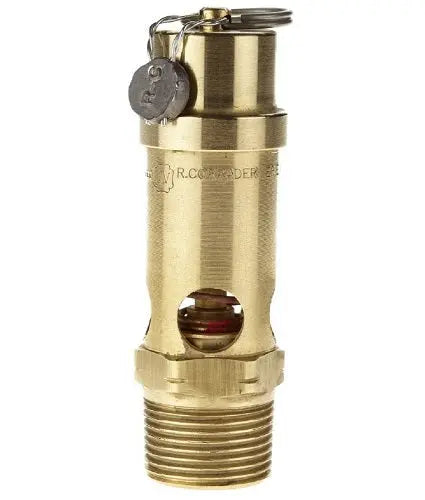 Conrader SRV530 stainless steel soft-seat safety relief valve, 3/4 inch NPT