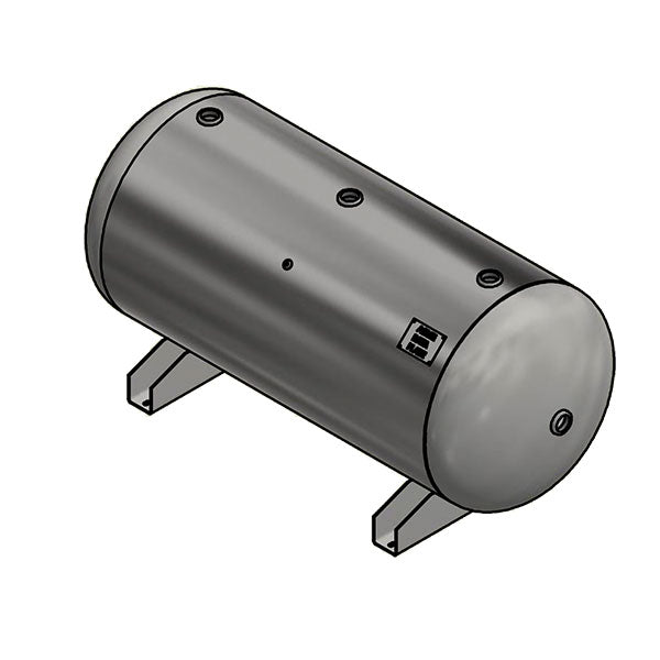 200 Gallon 200PSI Horizontal Air Tank By Samuel with Saddle legs | A10035
