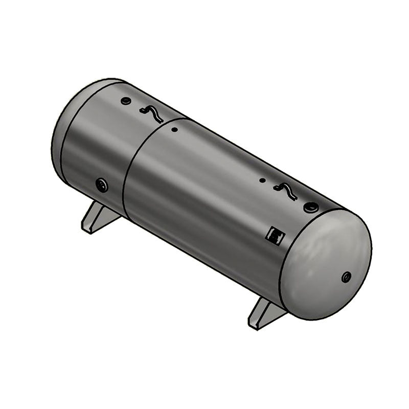 500 Gallon 165PSI Horizontal Air Tank By Samuel with Saddle legs | A10352