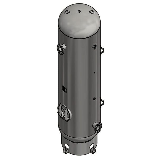 660 Gallon 150PSI Vertical Air Tank By Samuel with 8" base ring | A10131