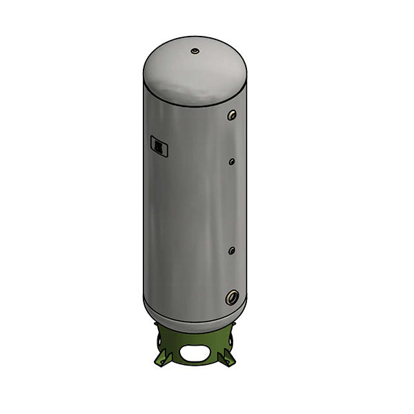 200 Gallon 300PSI Vertical Air Tank By Samuel with 8" base ring | A10051-300