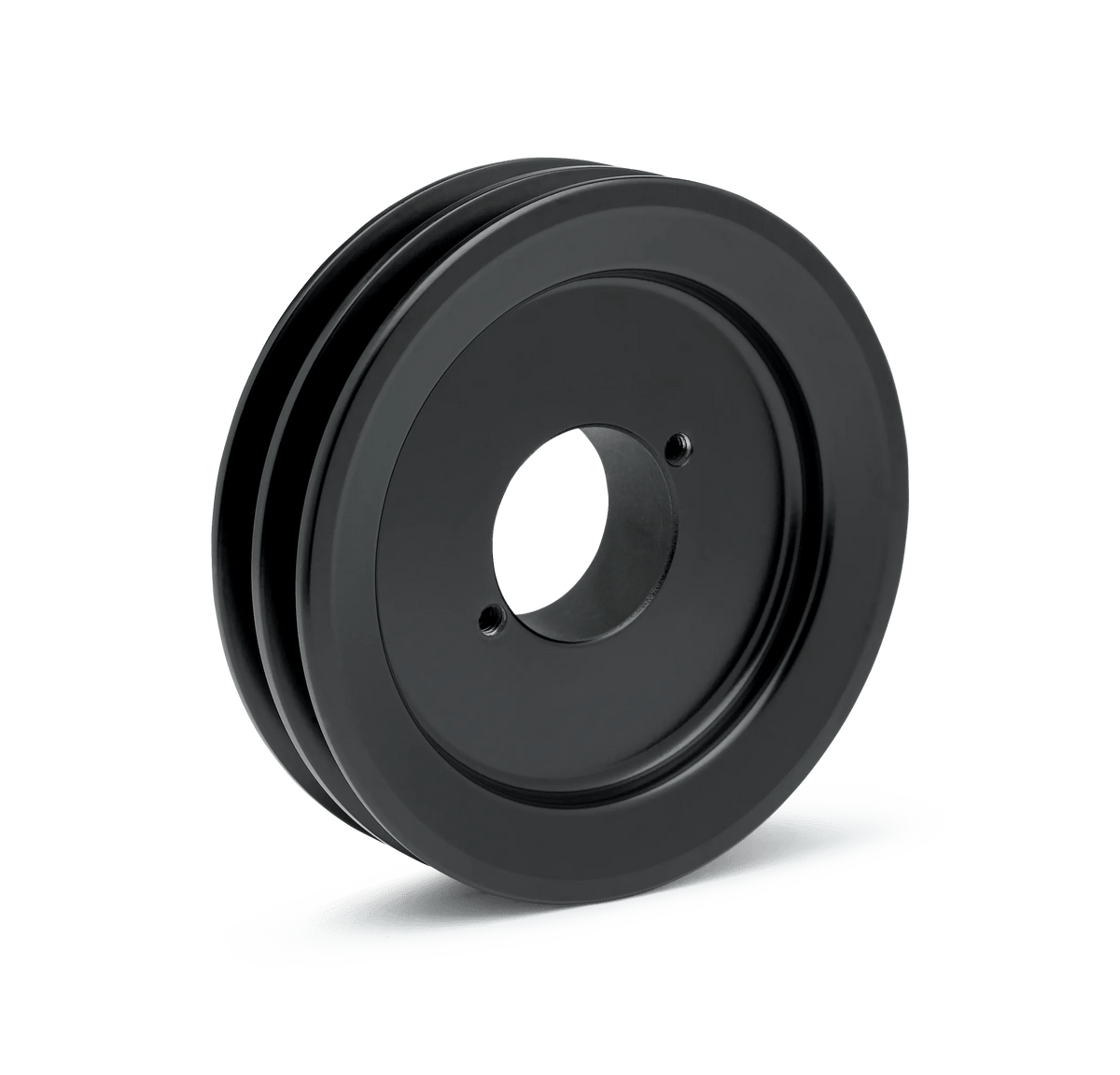 Dodge 2MBL two-groove cast iron V-belt sheave, solid web body, split-taper bushed bore