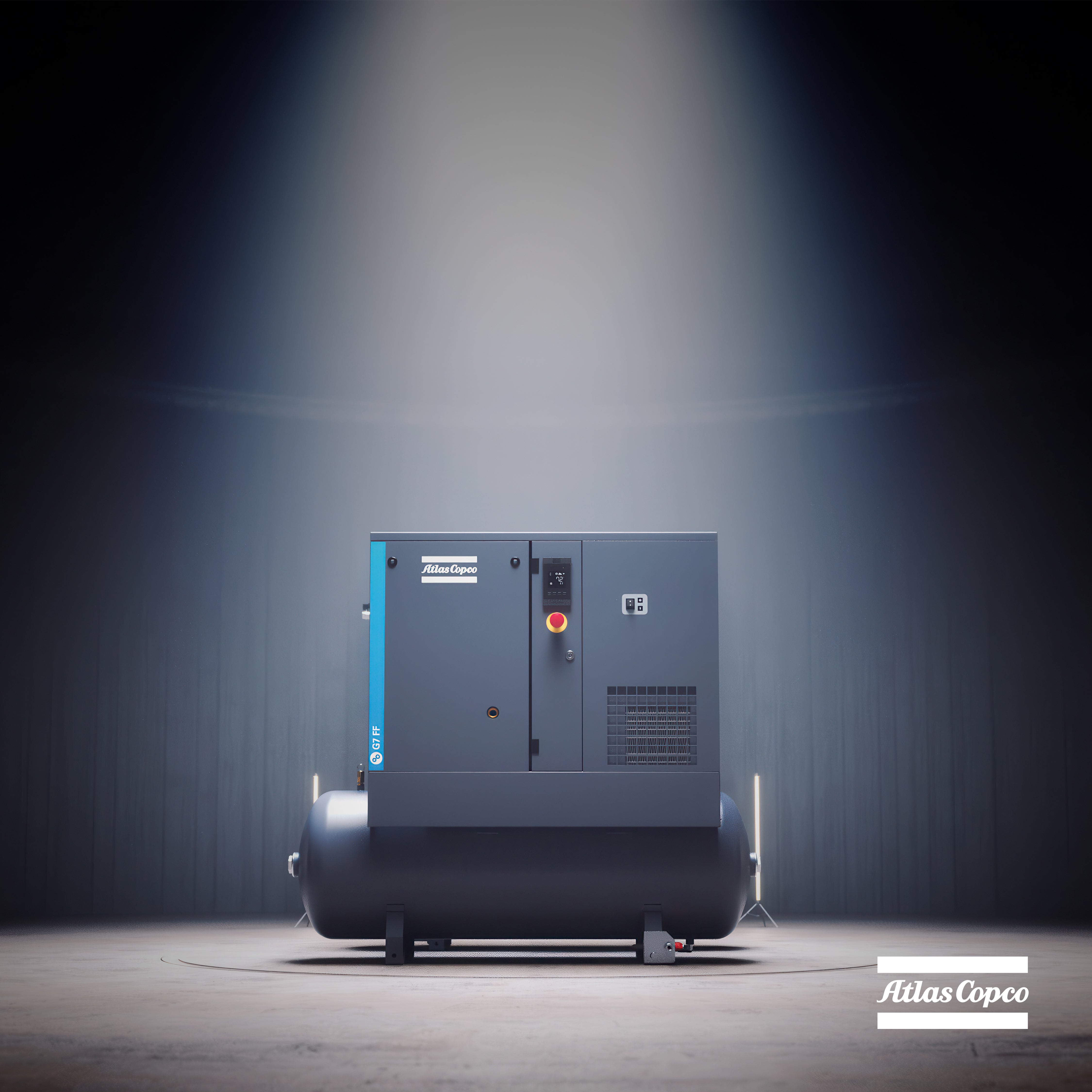 Atlas Copco G2 - G7 Rotary Screw Air Compressor Series - 10 HP | G7 ...