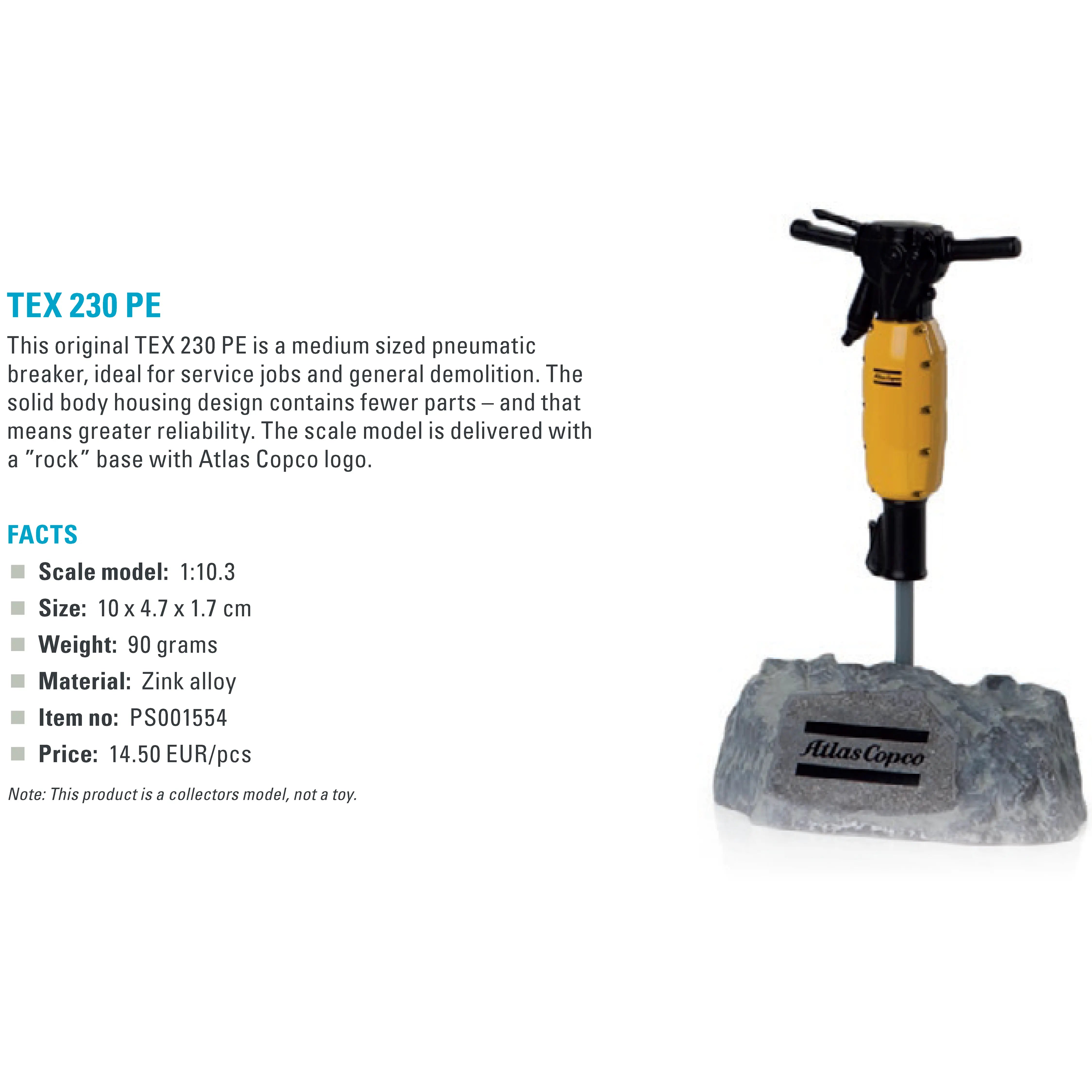 TEX 230 PE Breaker by Atlas Copco