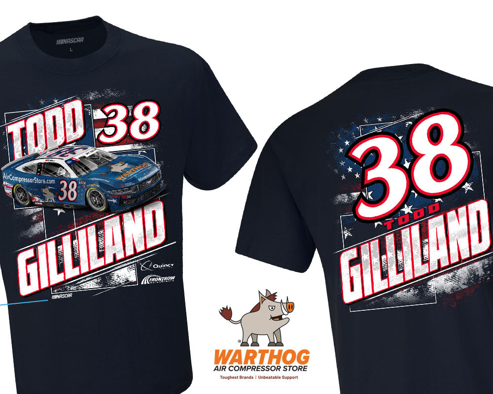 Todd Gilliland #38 Warthog Air Compressor Store Tee And Hero Card