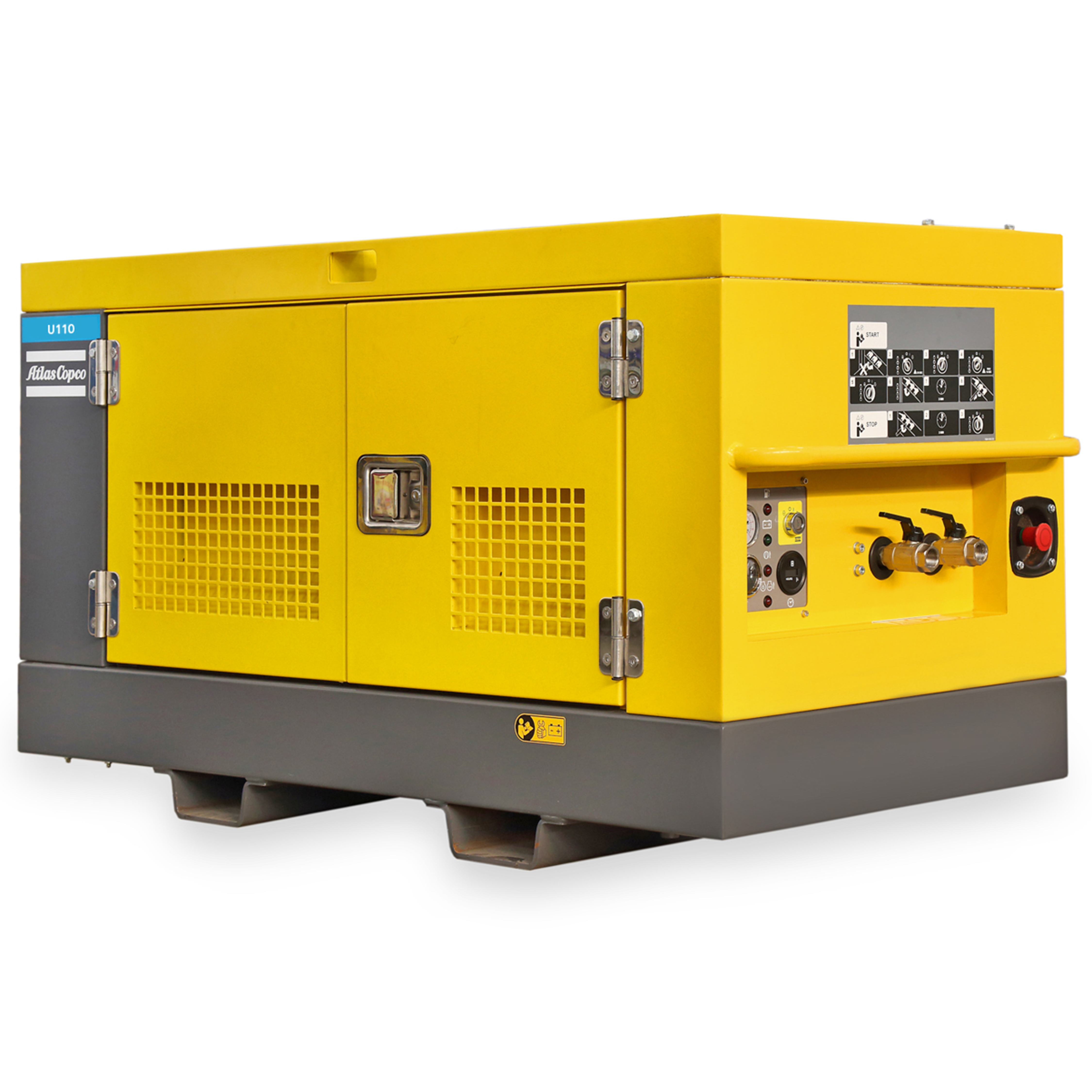 Atlas Copco U110 Utility Mount Portable Air Compressor