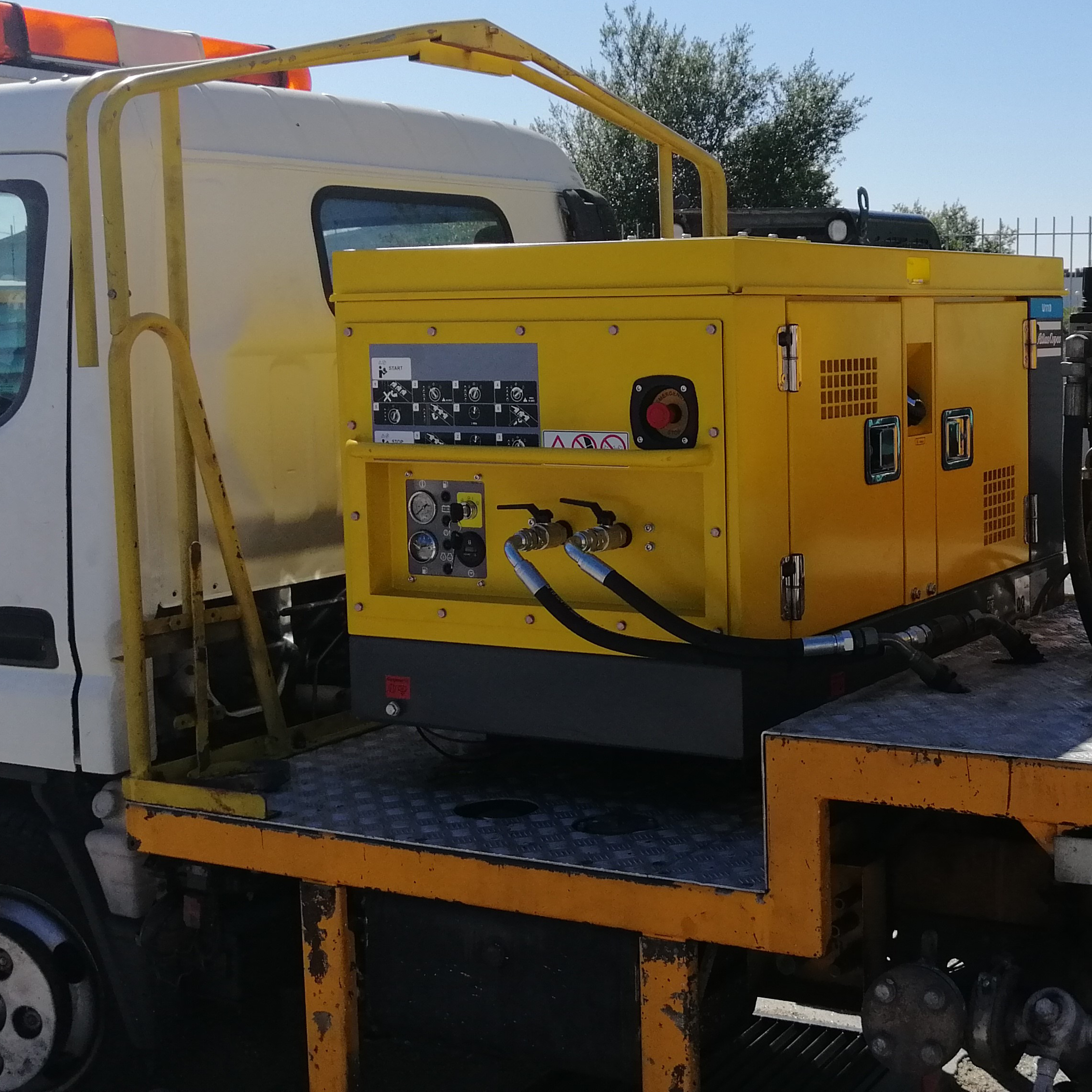 Atlas Copco U110 Utility Mount Portable Air Compressor