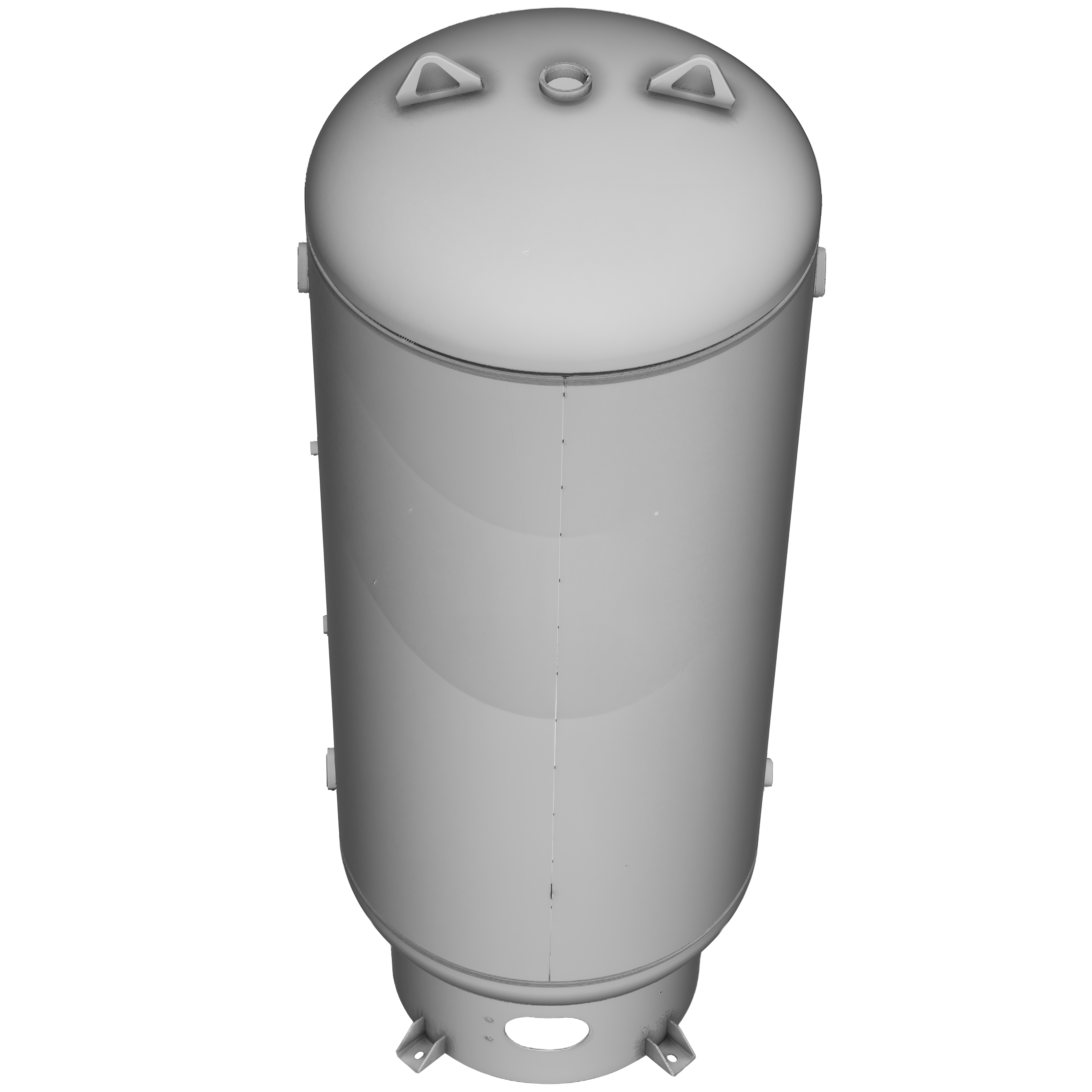 200 Gallon 300 PSI Vertical Air Tank with Base ring by Morganton | VES0009921