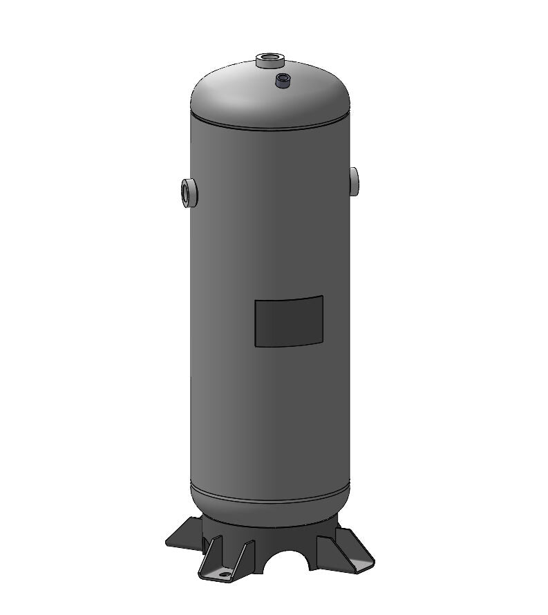 10 Gallon 200 PSI Vertical Air Tank with Base ring by Morganton | VES0010060