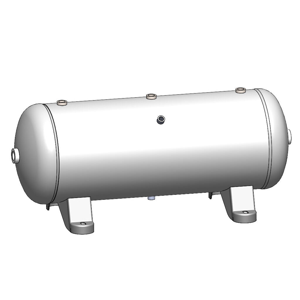 15 Gallon 200 PSI Horizontal Air Tank with Feet by Morganton | VES0010061