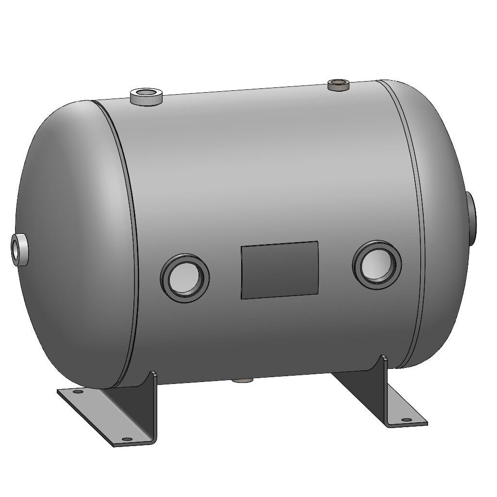 19 Gallon 200 PSI Horizontal Air Tank with Feet by Morganton | VES0010071