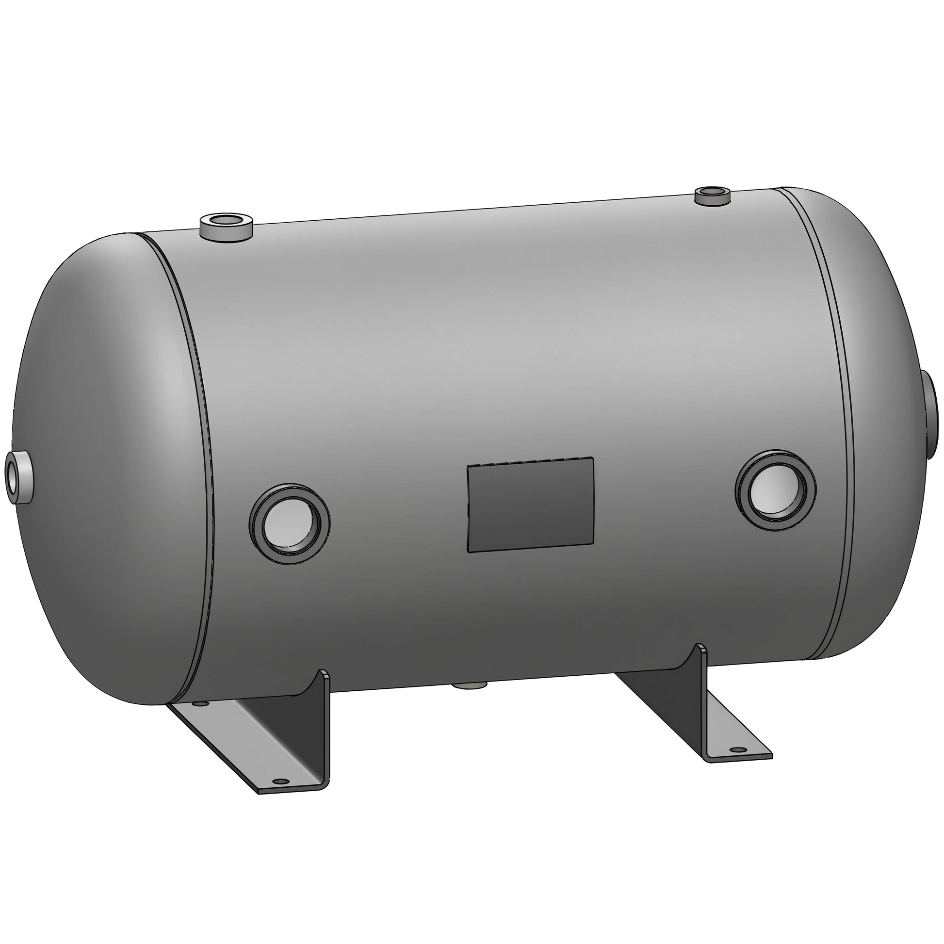 24 Gallon 200 PSI Horizontal Air Tank with Feet by Morganton | VES0010072 Morganton