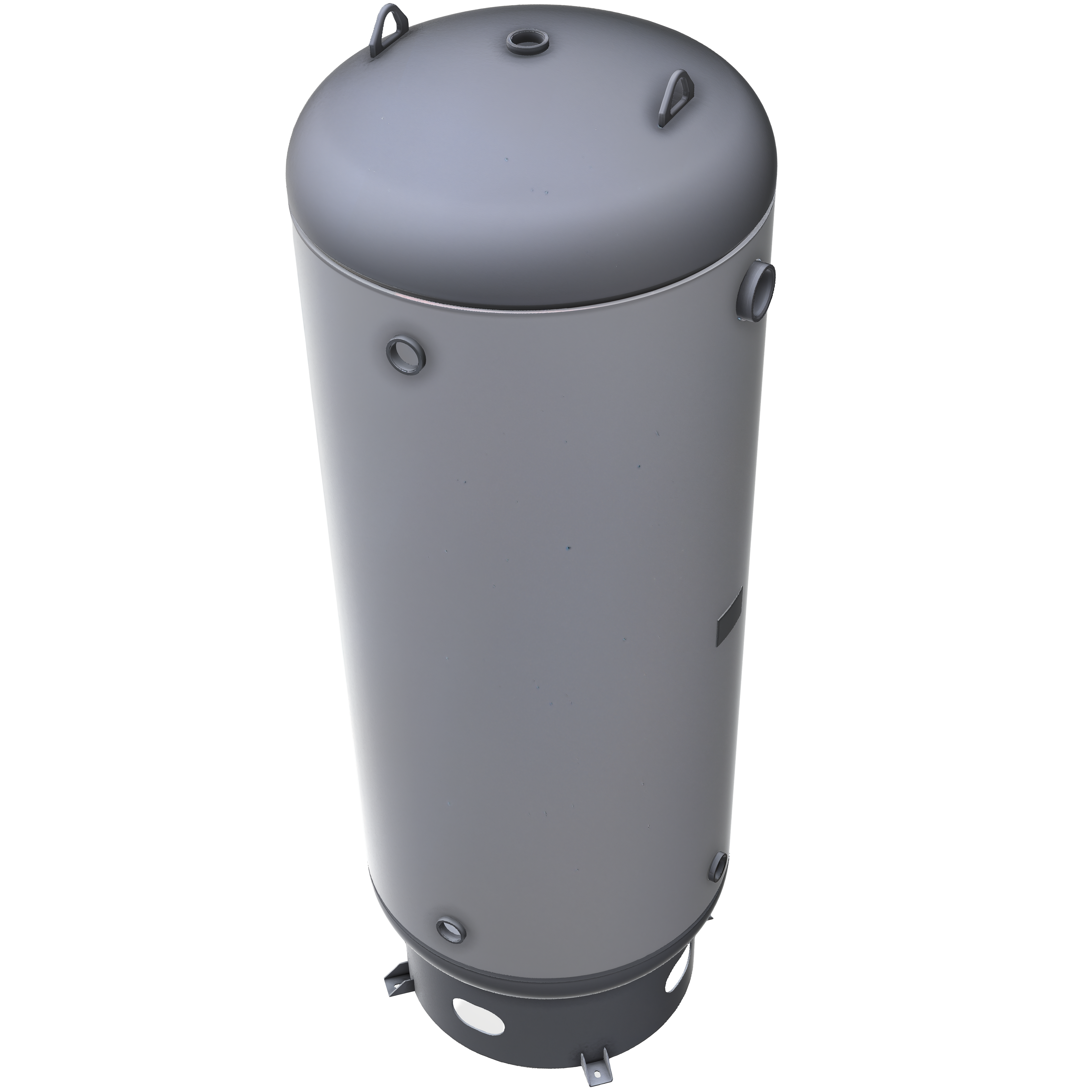 400 Gallon 300 PSI Vertical Air Tank with Base ring by Morganton | VES0010423
