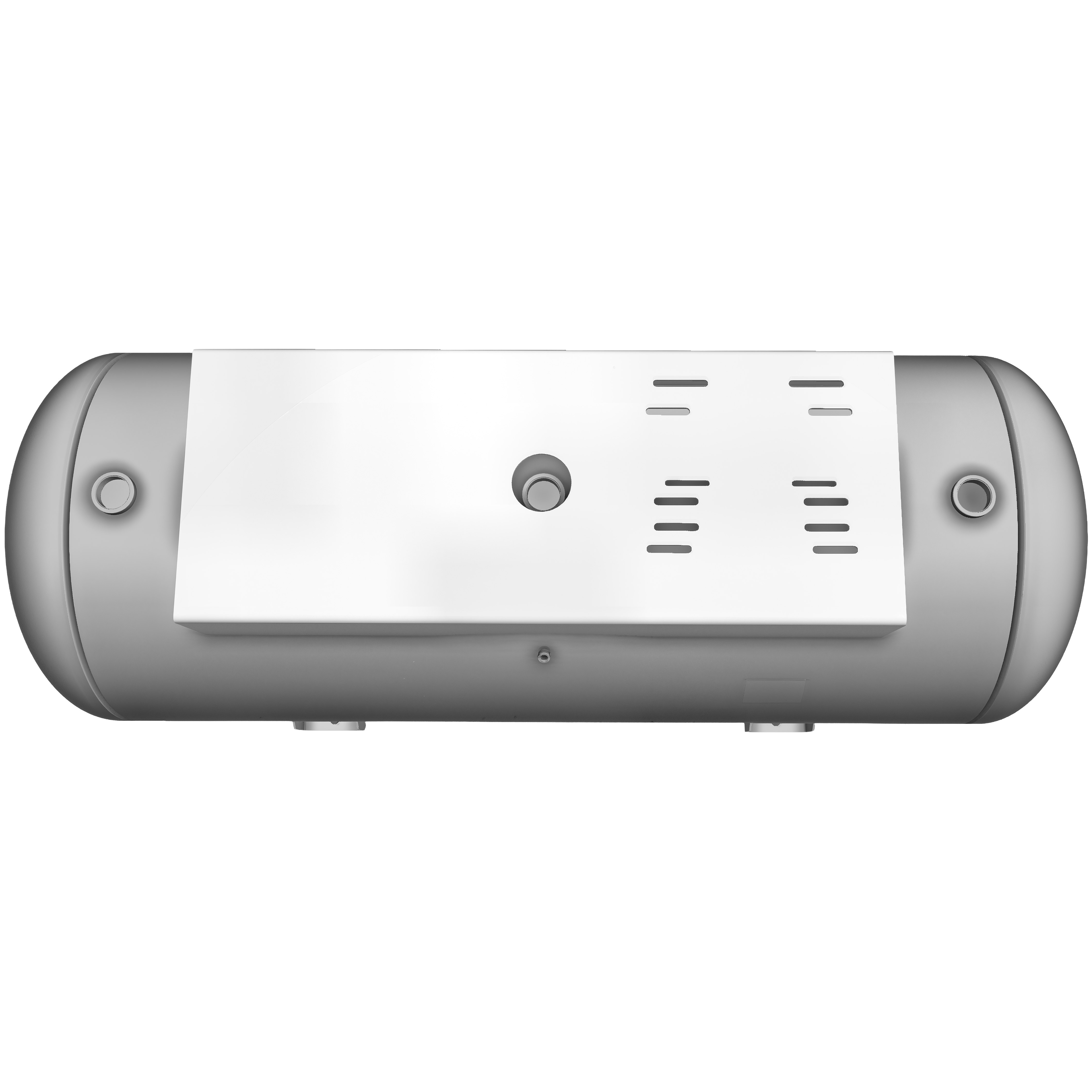 240 Gallon 300 PSI Horizontal Air Tank with Saddle+Top plate by Morganton | VES0010449