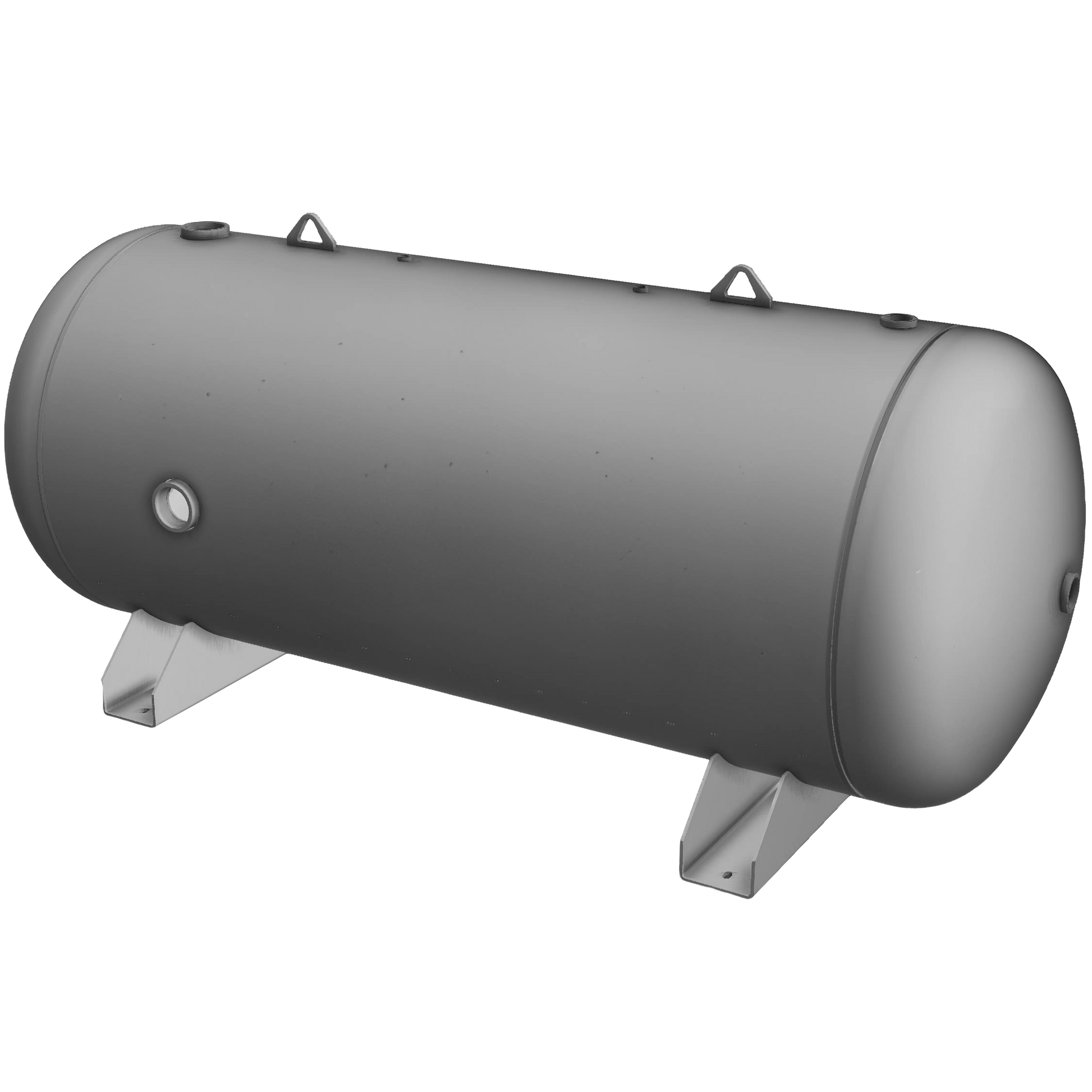 400 Gallon 165PSI Horizontal Air Tank By Morganton with Saddle legs | VES0010575 Morganton