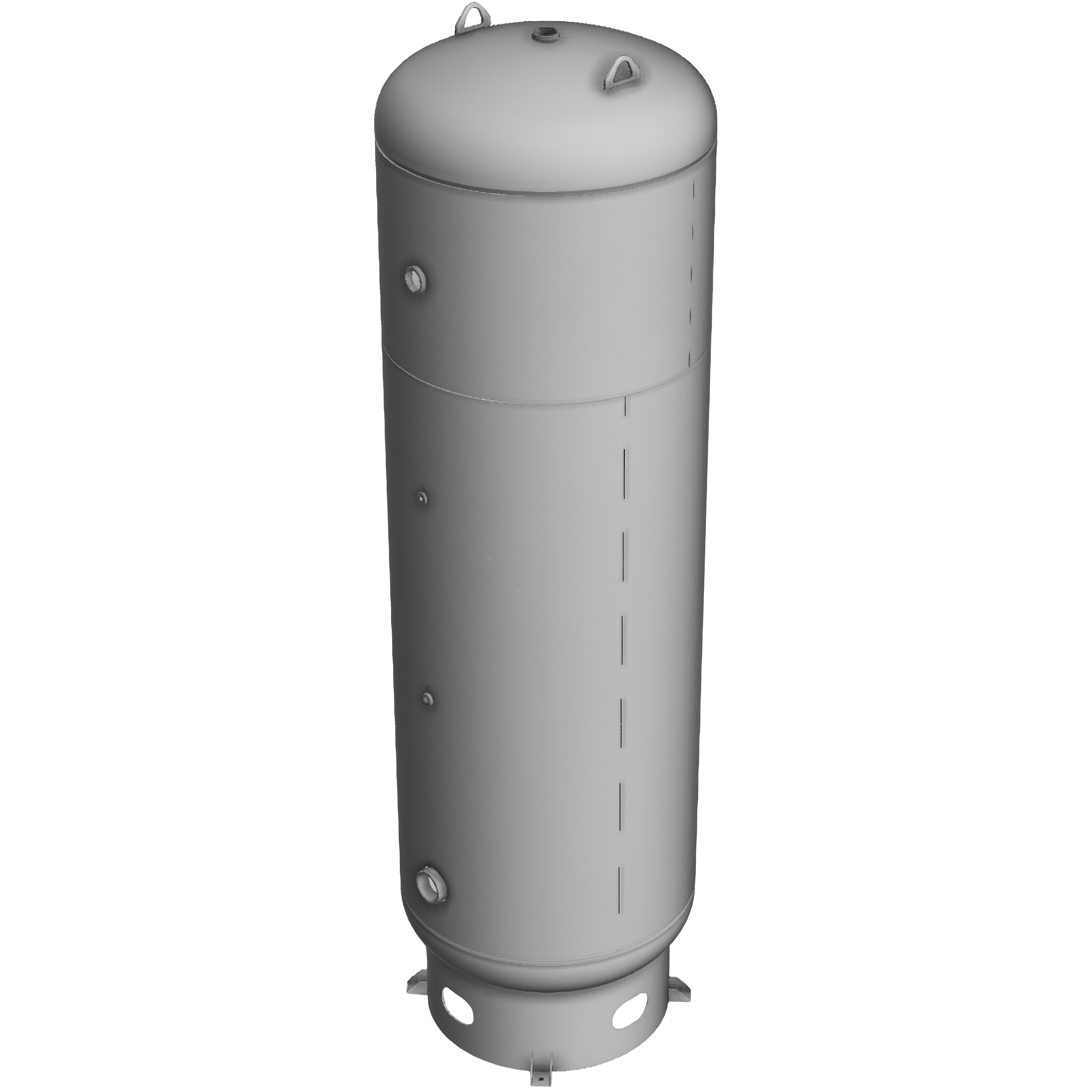 500 Gallon 200PSI Vertical Air Tank with Base ring by Morganton | VES0010668