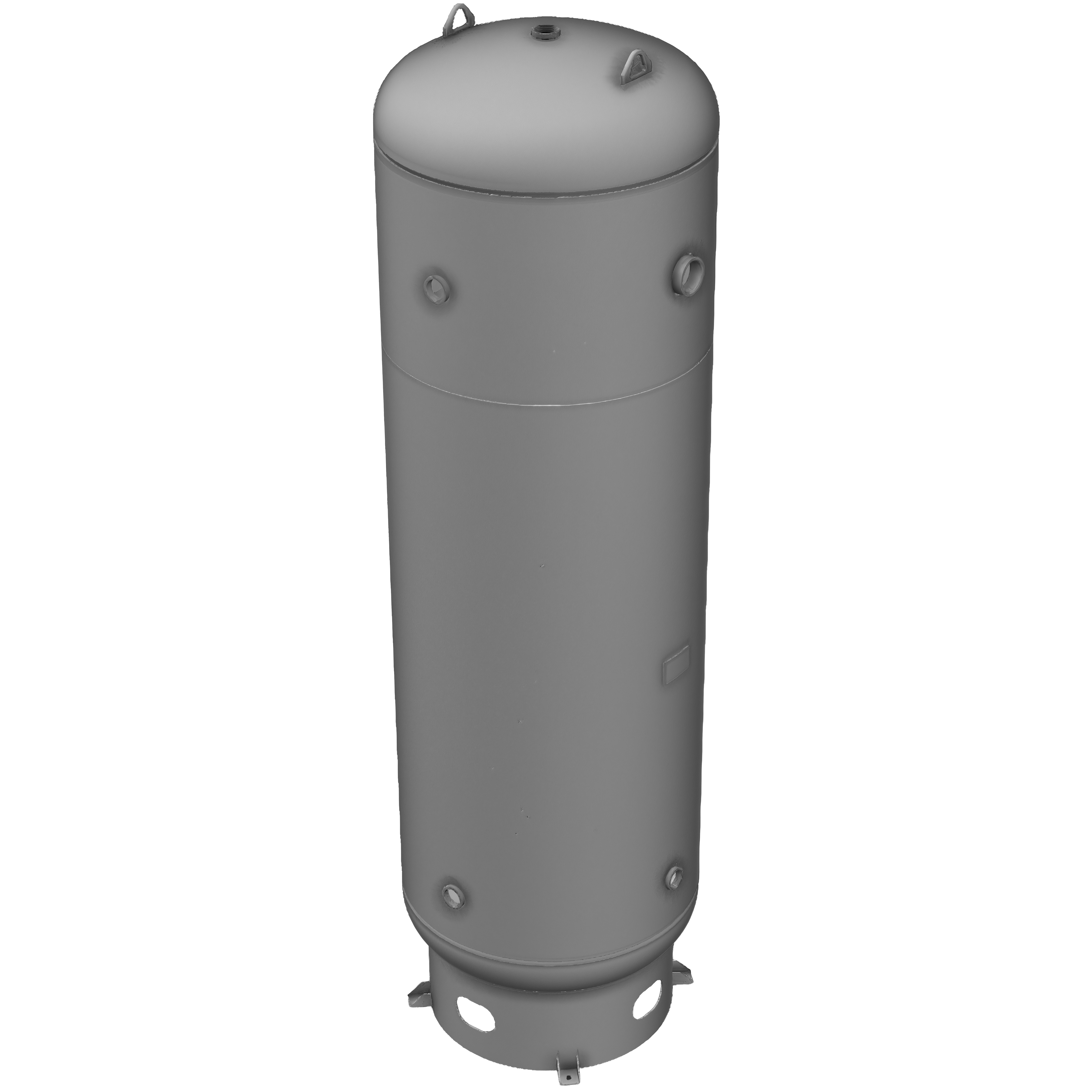 500 Gallon 200PSI Vertical Air Tank with Base ring by Morganton | VES0010668