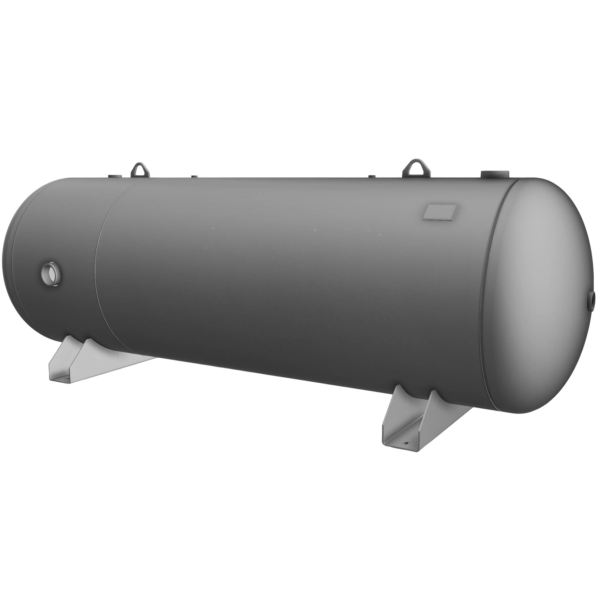 500 Gallon 165 PSI Horizontal Air Tank with Saddle by Morganton | VES0010720 Morganton