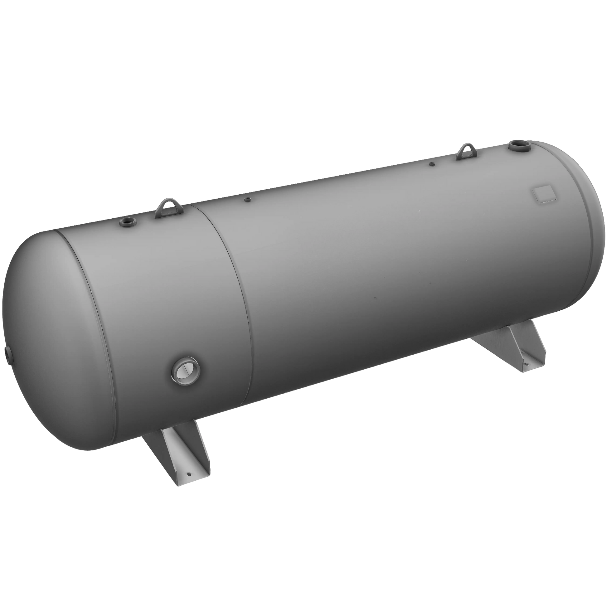 500 Gallon 165 PSI Horizontal Air Tank with Saddle by Morganton | VES0010720 Morganton