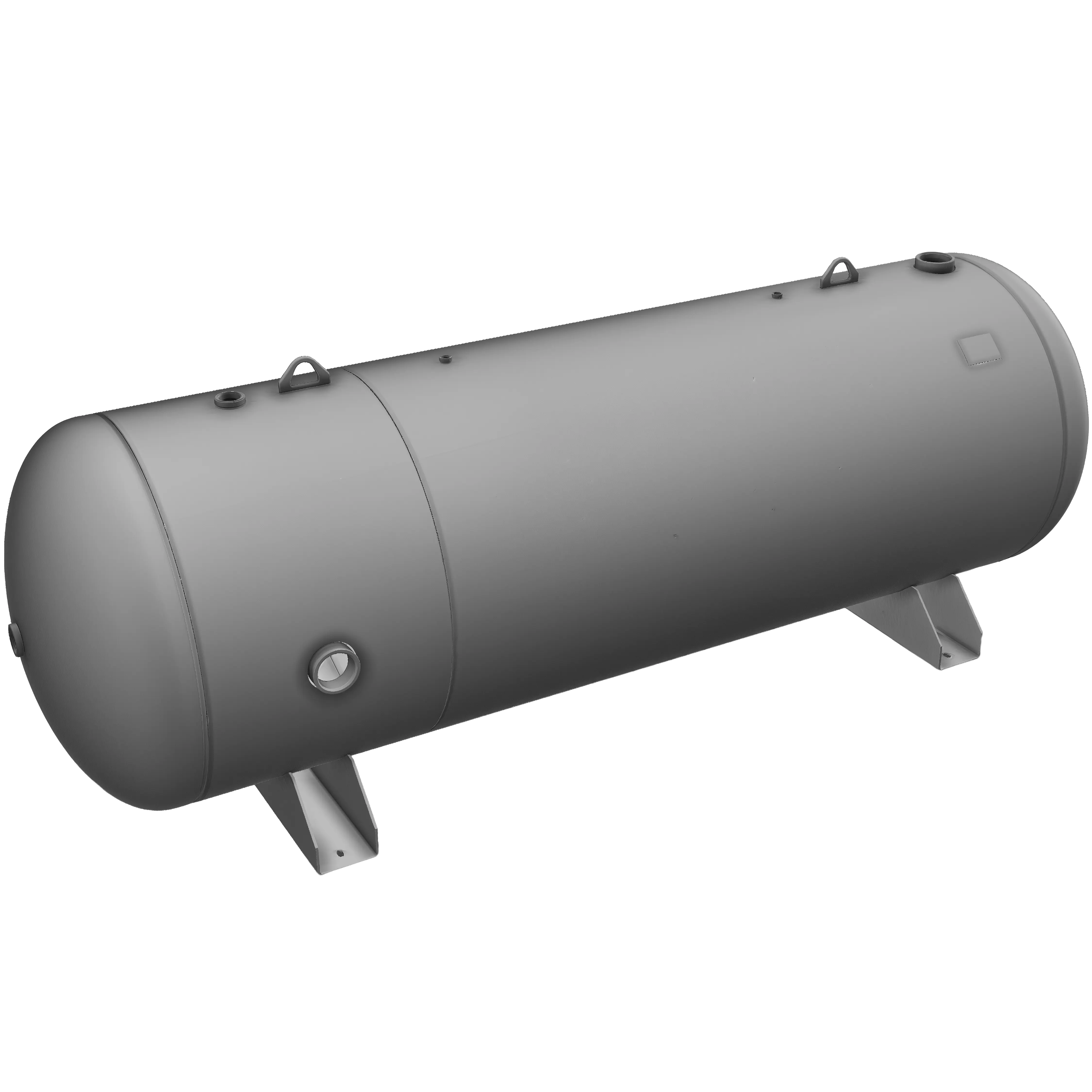 500 Gallon 165 PSI Horizontal Air Tank with Saddle by Morganton | VES0010720 Morganton