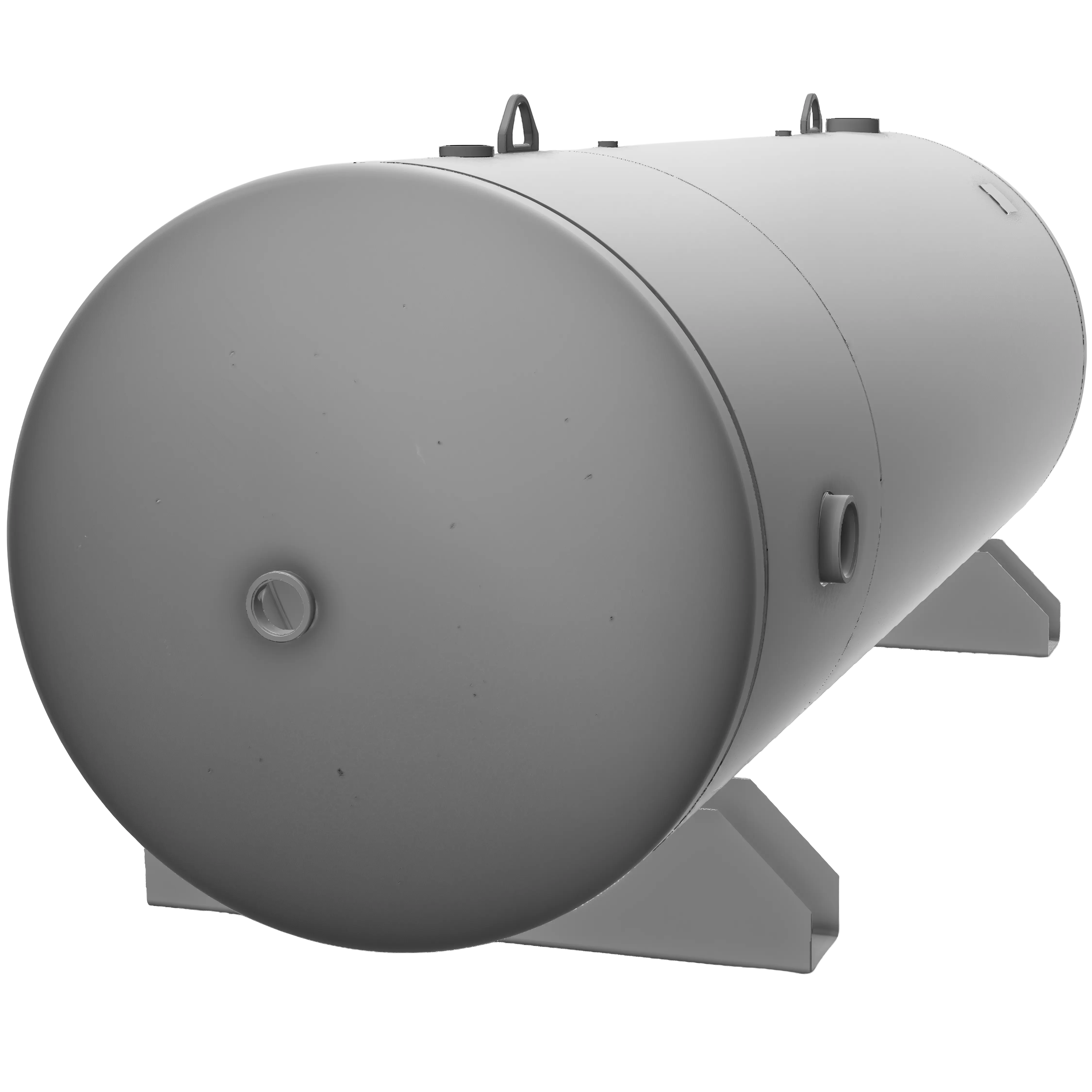 500 Gallon 165 PSI Horizontal Air Tank with Saddle by Morganton | VES0010720 Morganton