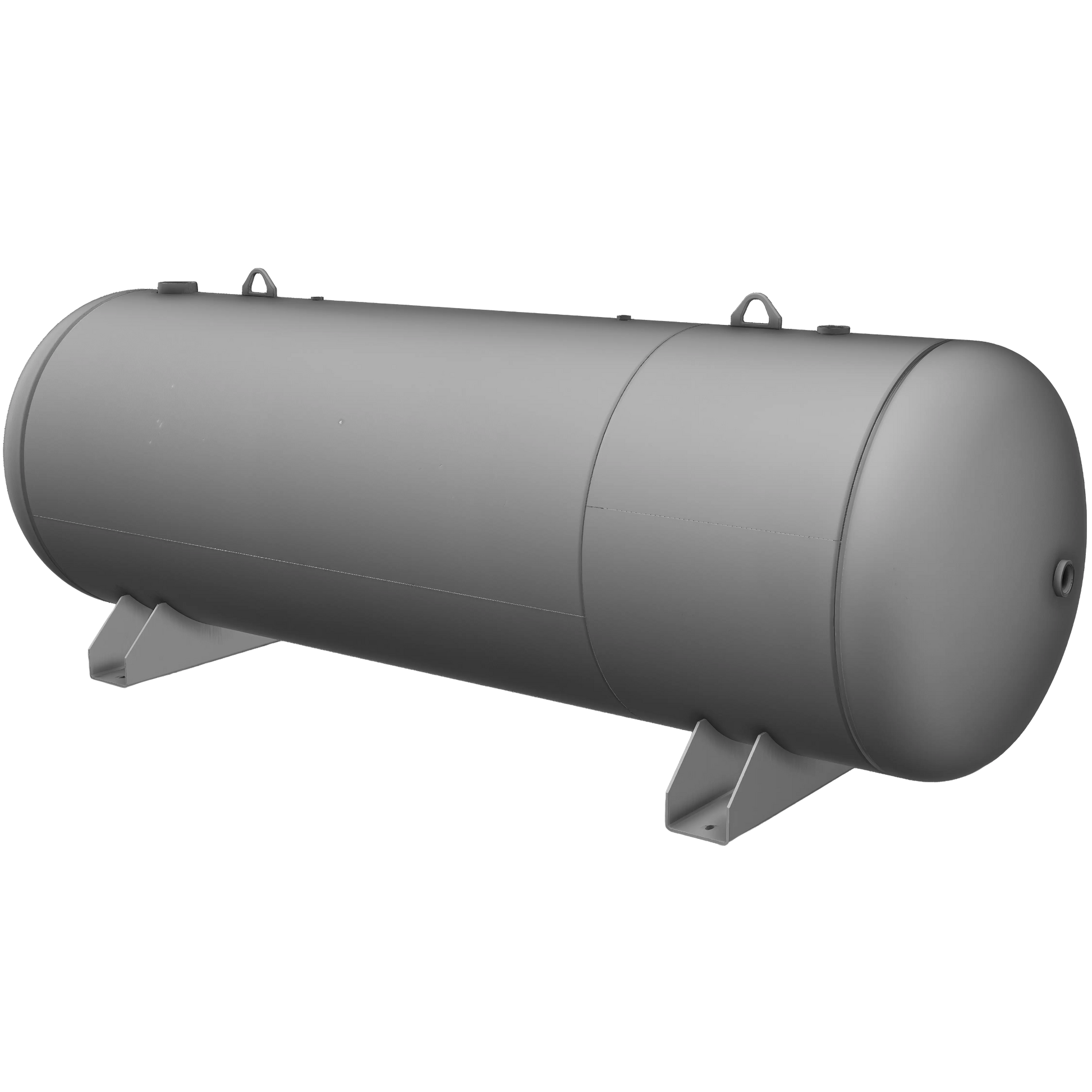 500 Gallon 200PSI Horizontal Air Tank with Saddle by Morganton | VES0010721 Morganton