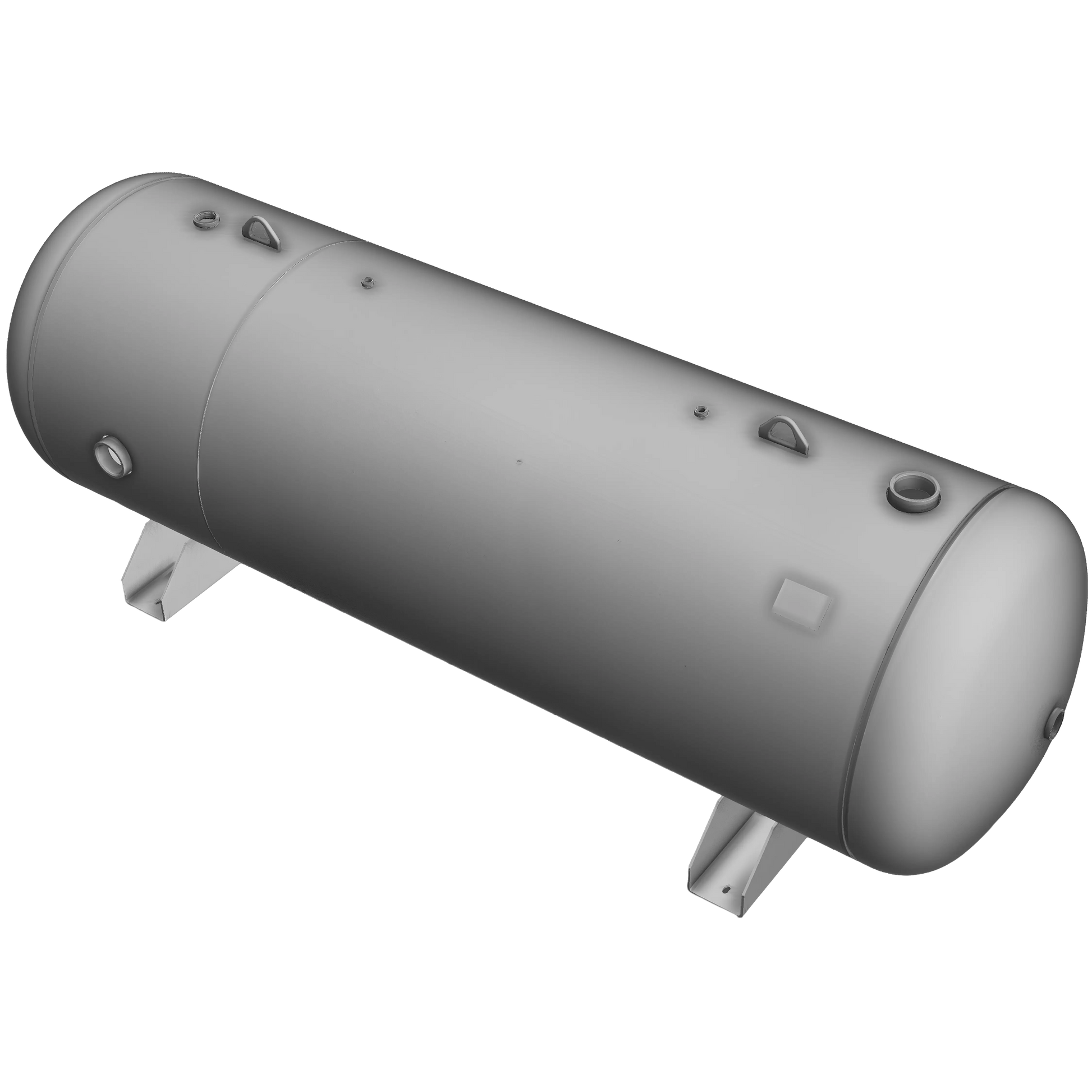 500 Gallon 200PSI Horizontal Air Tank with Saddle by Morganton | VES0010721 Morganton