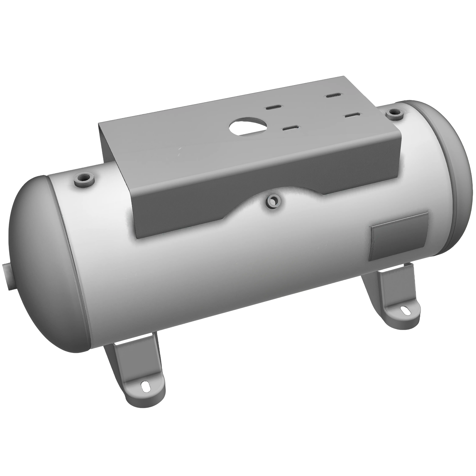 15 Gallon 200PSI Horizontal Air Tank with Top Plate By Morganton | VES0011029 Morganton