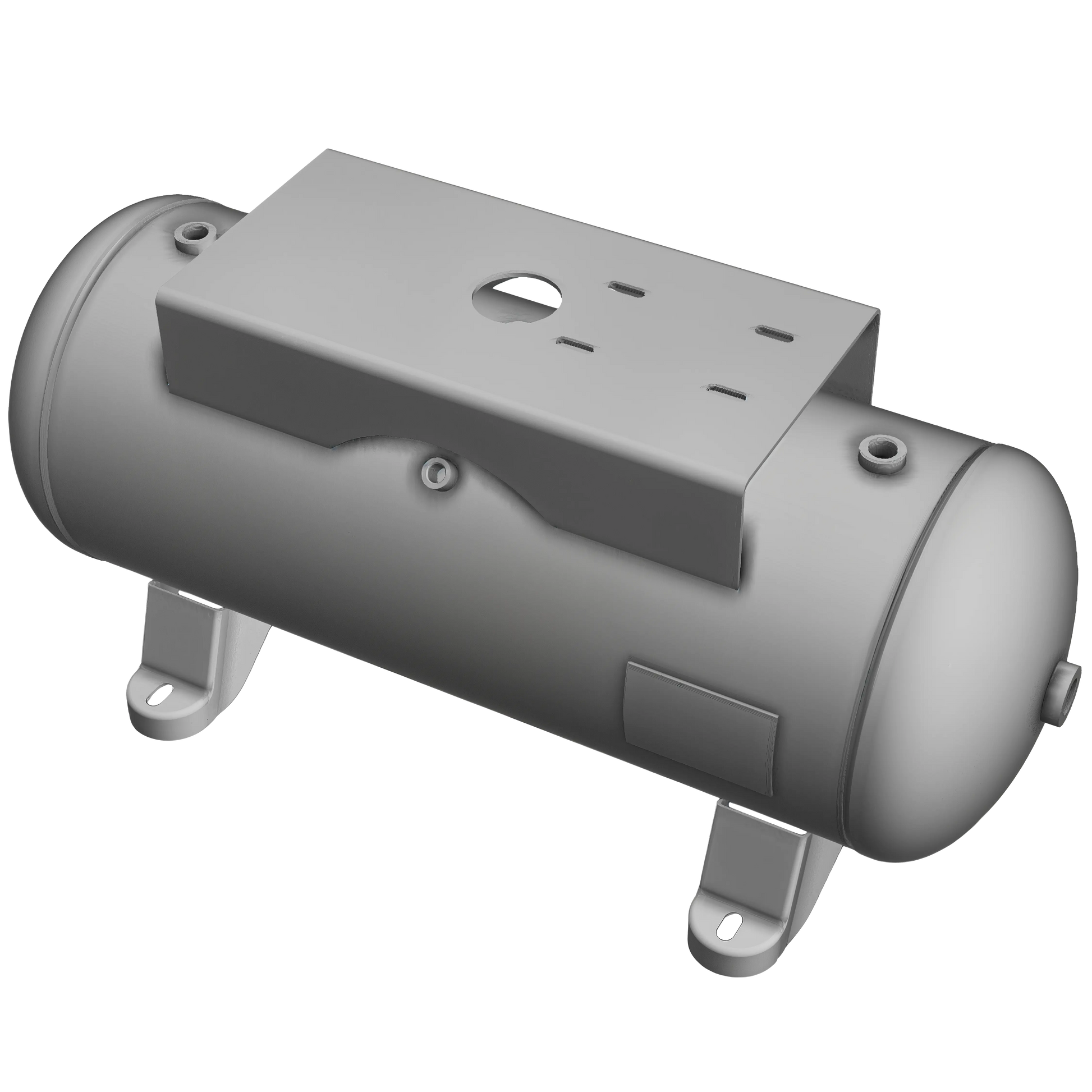 15 Gallon 200PSI Horizontal Air Tank with Top Plate By Morganton | VES0011029 Morganton