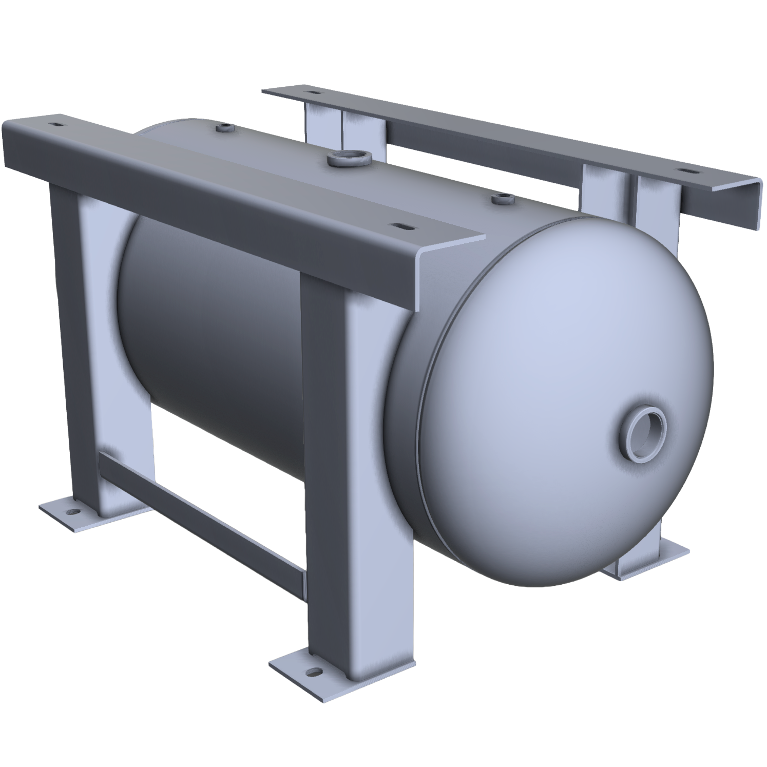 60 Gallon 200PSI Grasshopper Horizontal Air Tank By Morganton | VES0011195