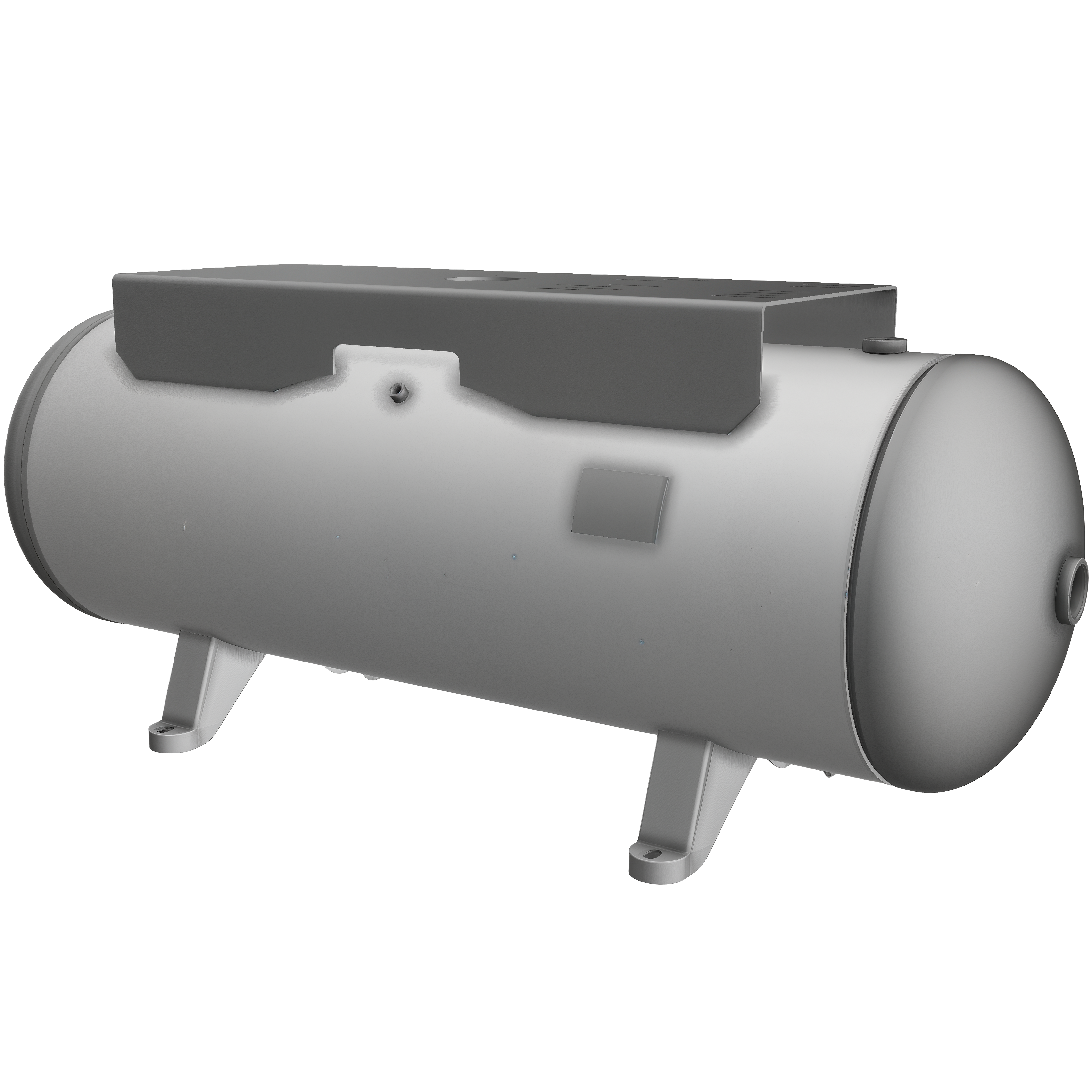 80 Gallon 300PSI Horizontal Air Tank with Top Plate By Morganton | VES0011287