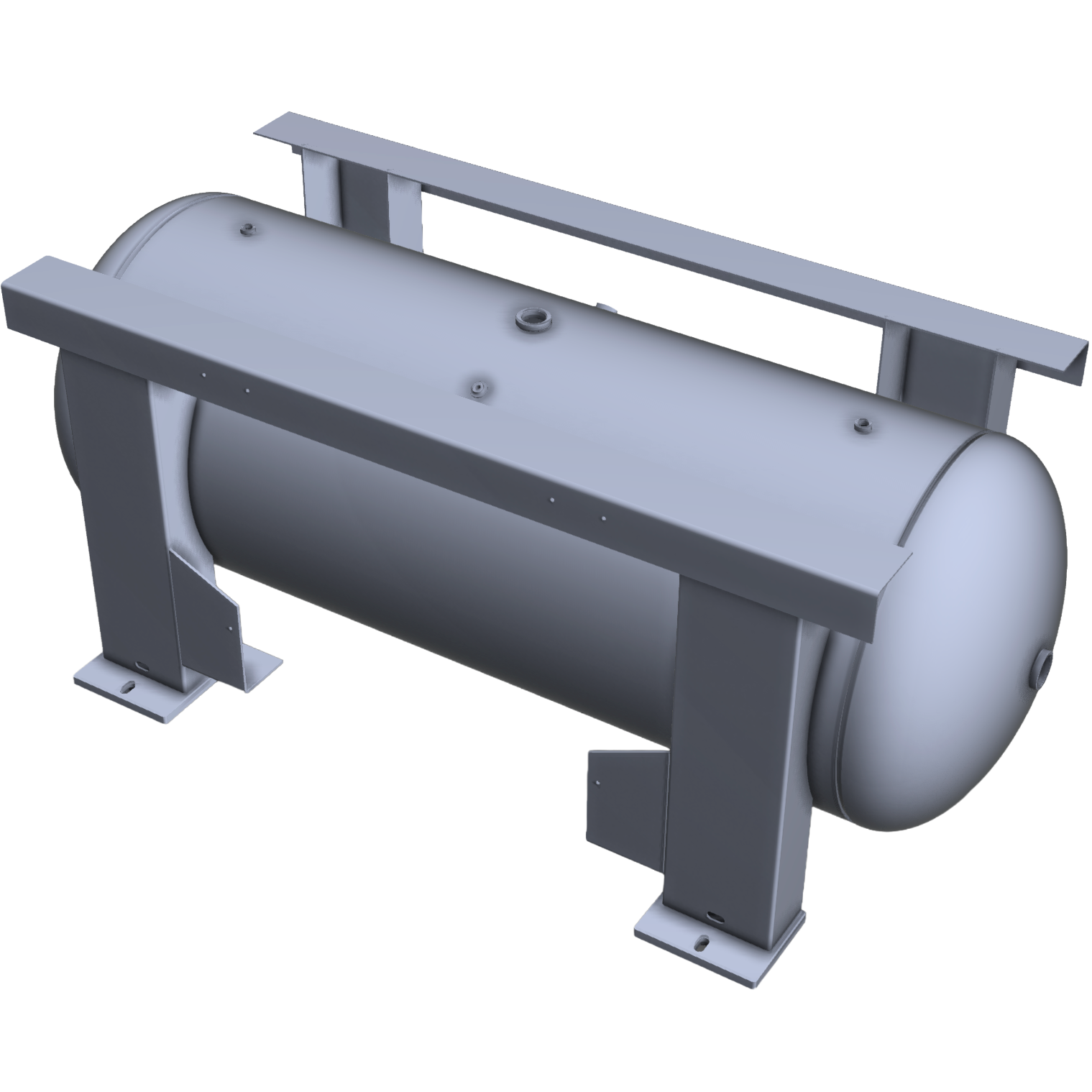 240 Gallon 200PSI Grasshopper Horizontal Air Tank By Morganton | VES0011199